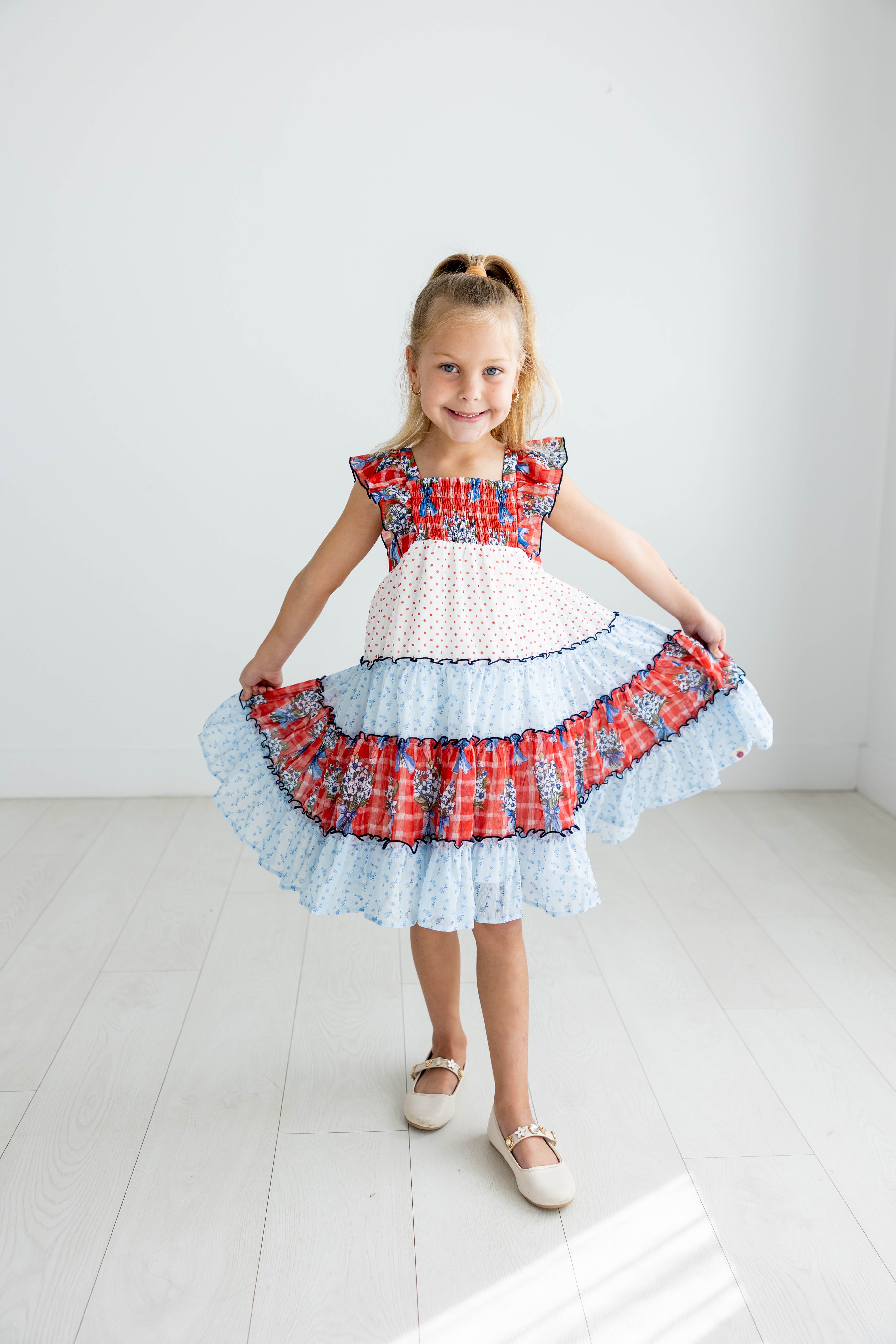 Brielle Dress - Patriotic Picnic