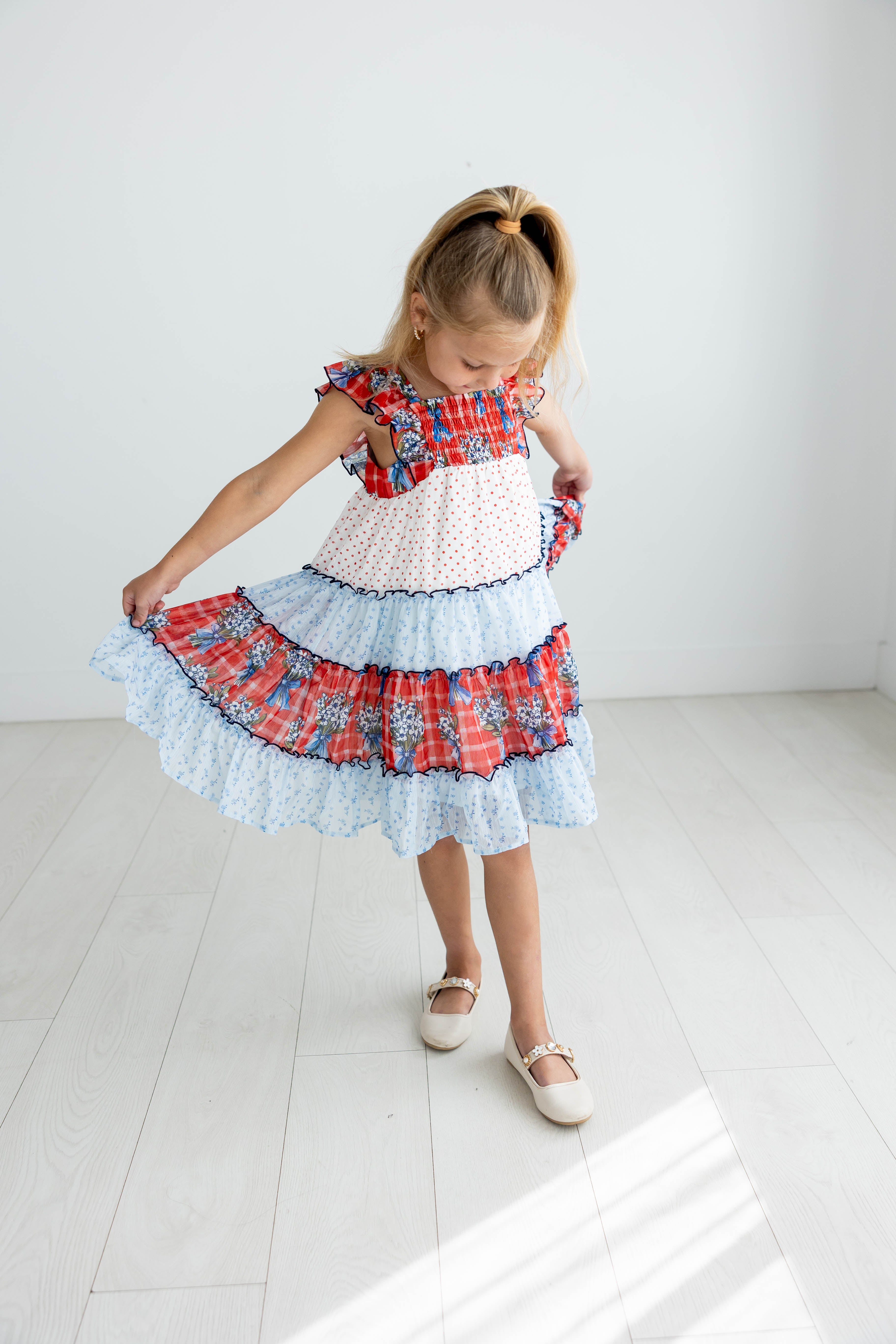 Brielle Dress - Patriotic Picnic