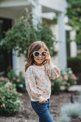 Opal Puff Sleeve Sweater - Golden Apricot