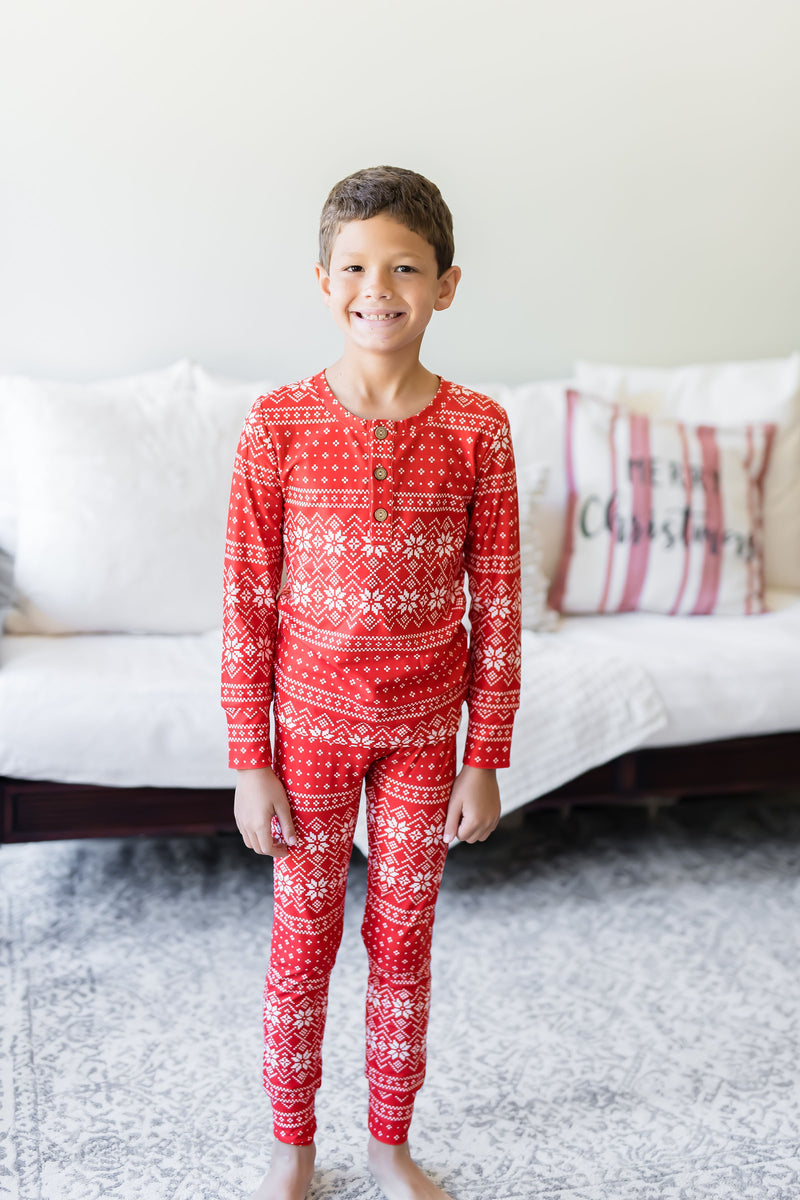 Boy's Loungewear Set - Peppermint