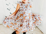 Brielle Shimmer Dress - Haunted Garden Glam