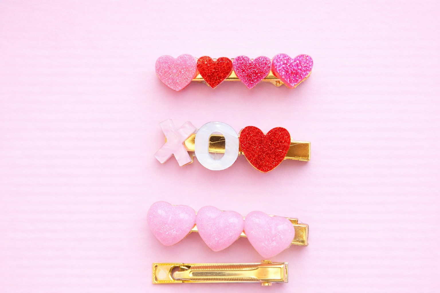 Cupid's Crush Hair Clip Set