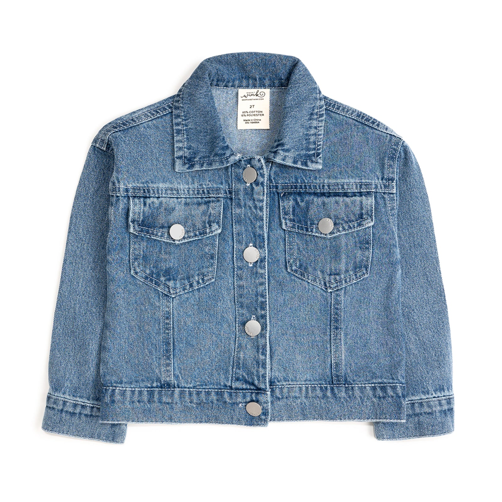 Sweet Wink Denim Jacket - Cowgirl Cutie Patch