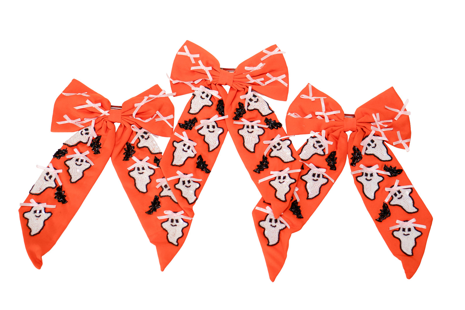 Beaded Hair Bow - Ghouly Girl