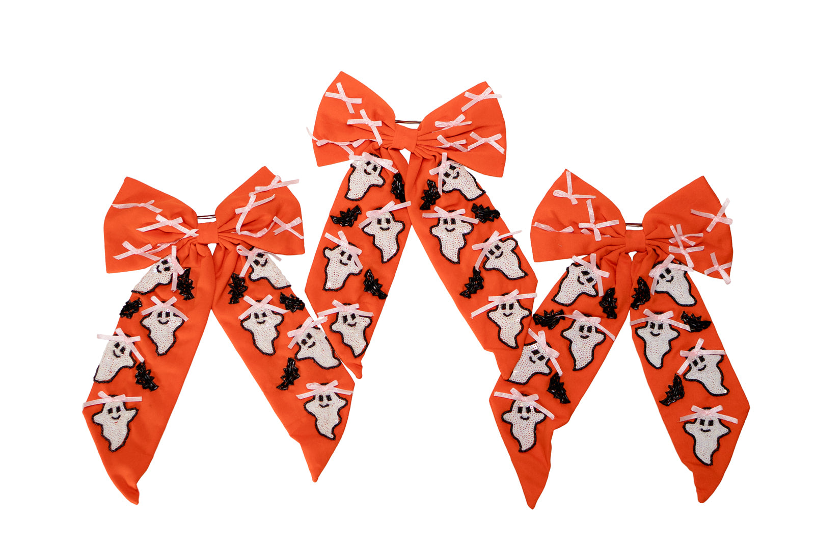 Beaded Hair Bow - Ghouly Girl