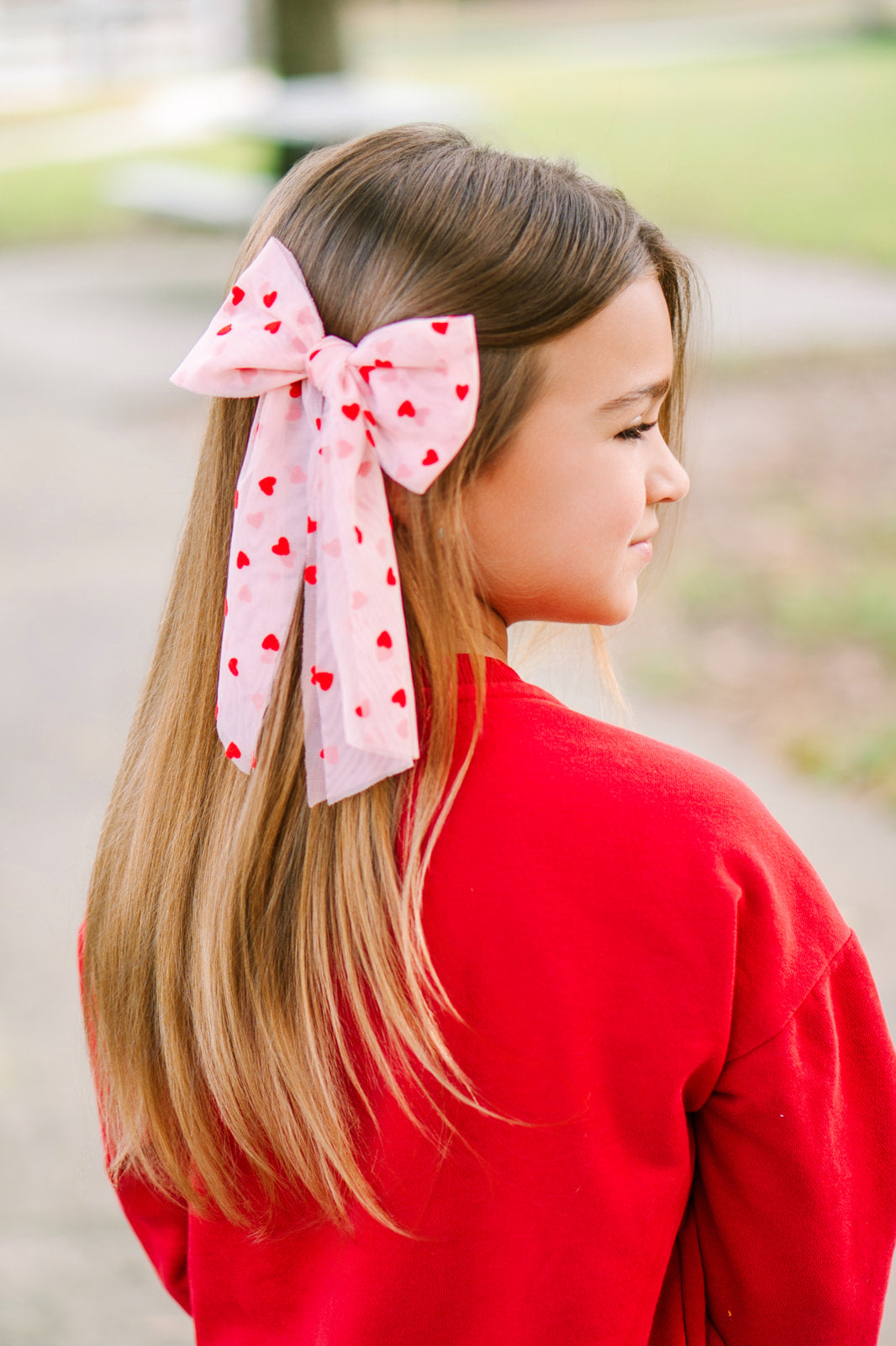 Tulle Hair Bow - Sweet Love