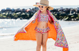 Waverly Shirred Swimsuit - Fiesta Floral (Pre-Order)