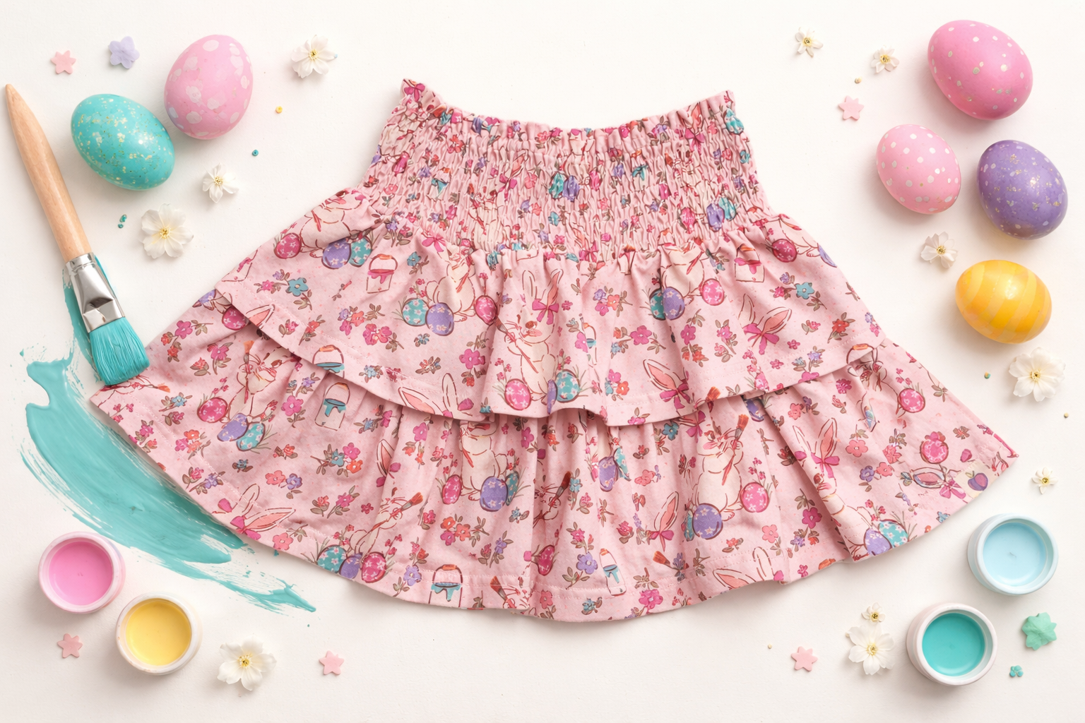 Blair Skirt - Painted Egg Parade (Pre-Order)