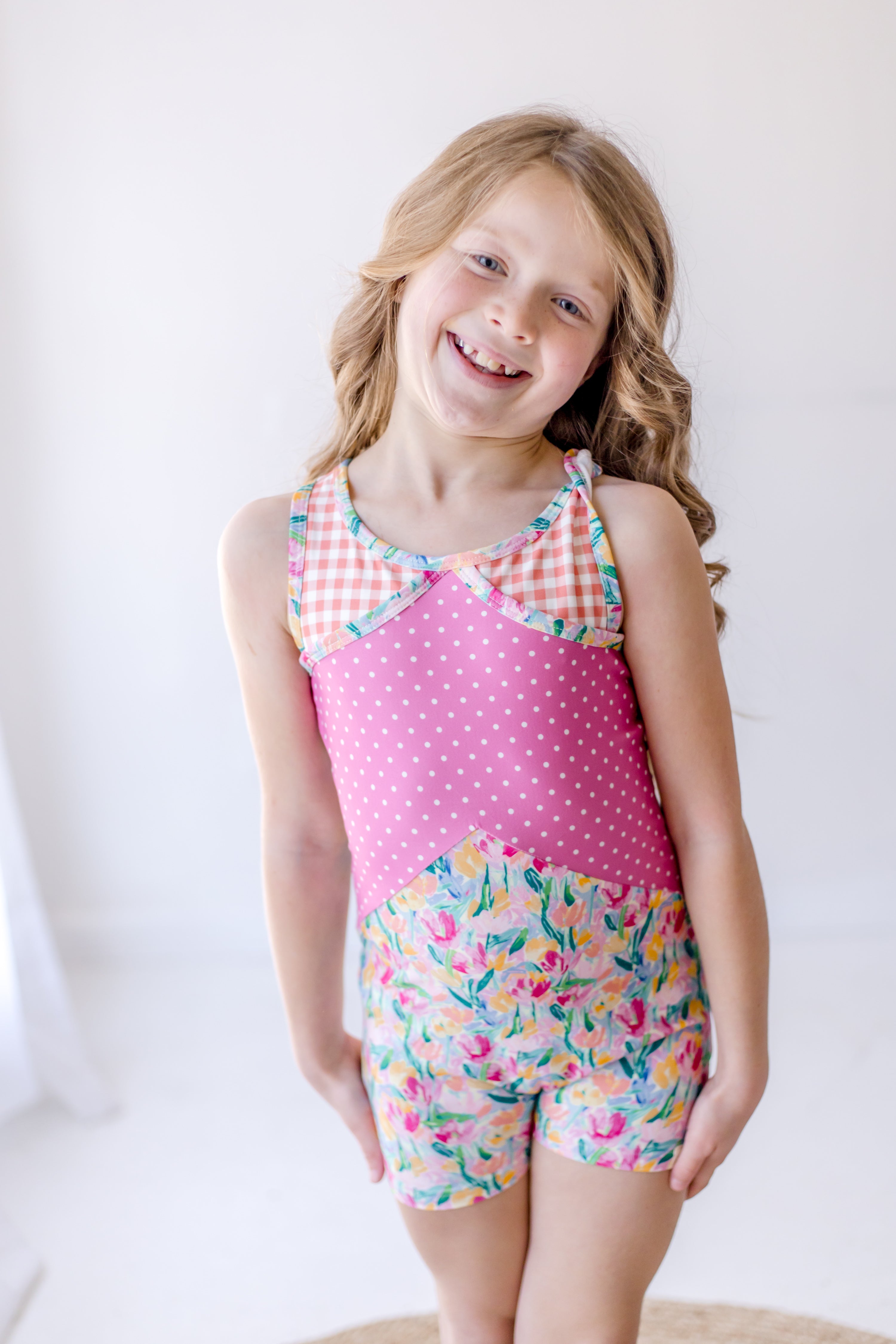 Bella Unitard - Tulip Twirl