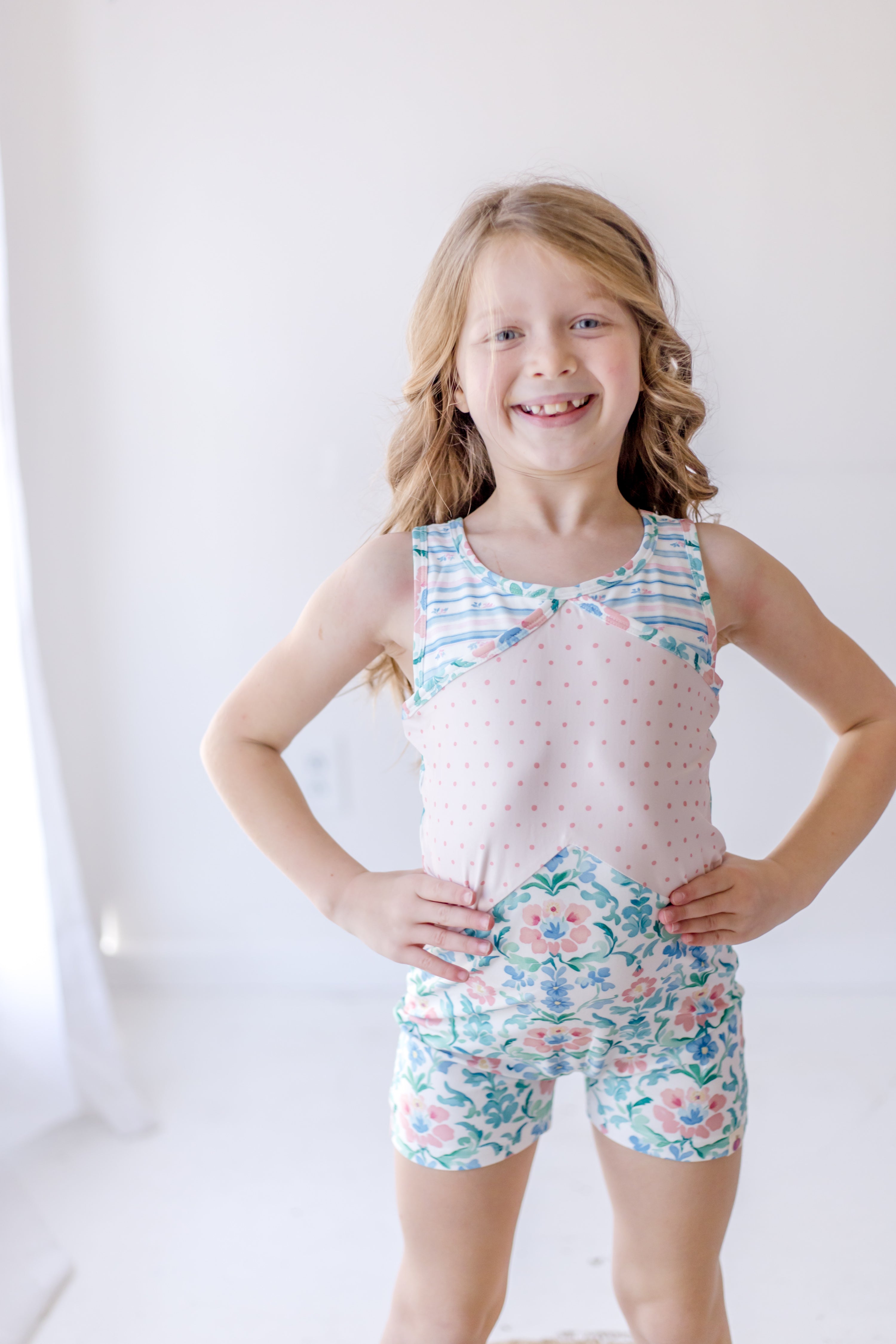 Bella Unitard - Sweet Pea