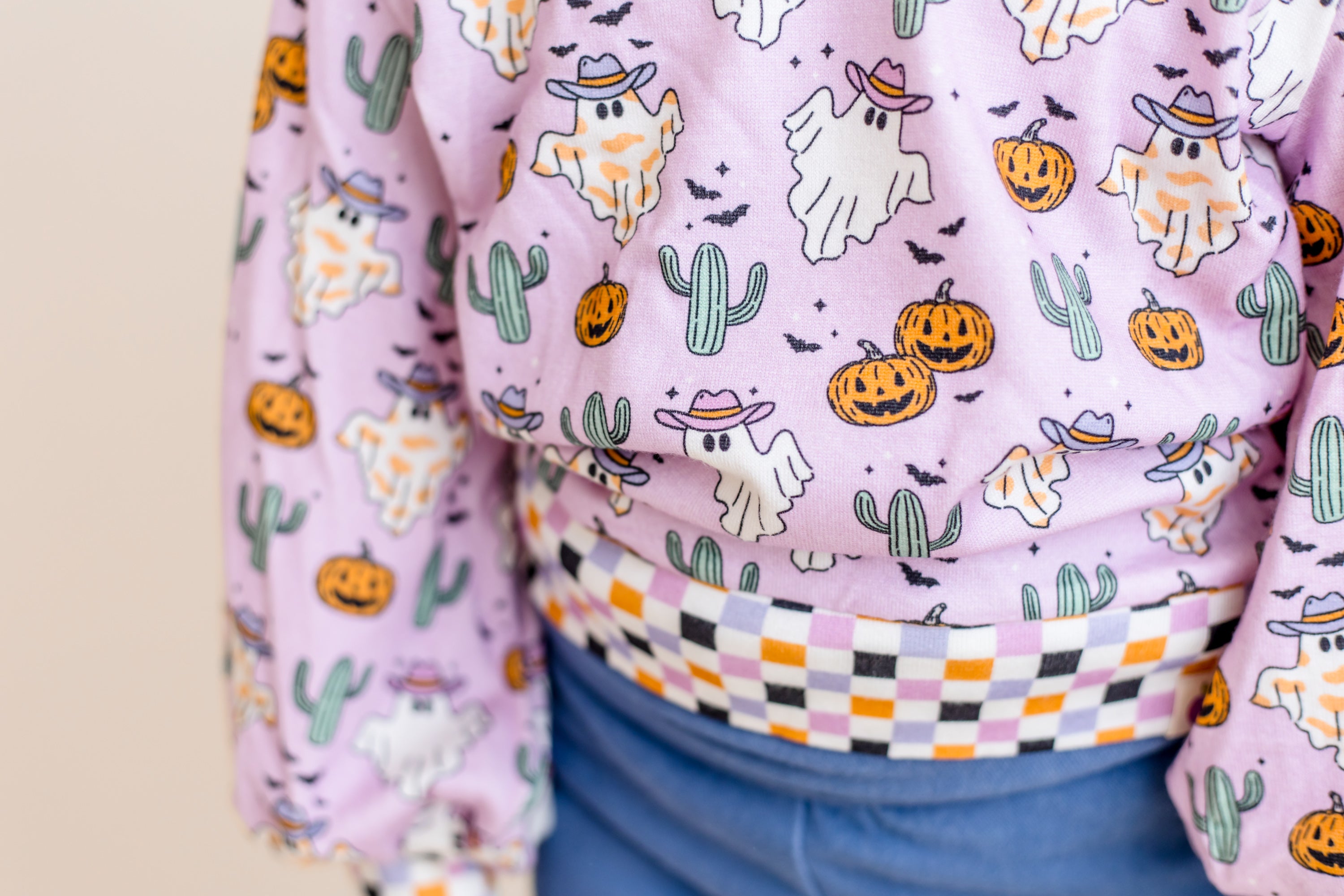 Opal Puff Sleeve Sweater - Ghostly Giddyup