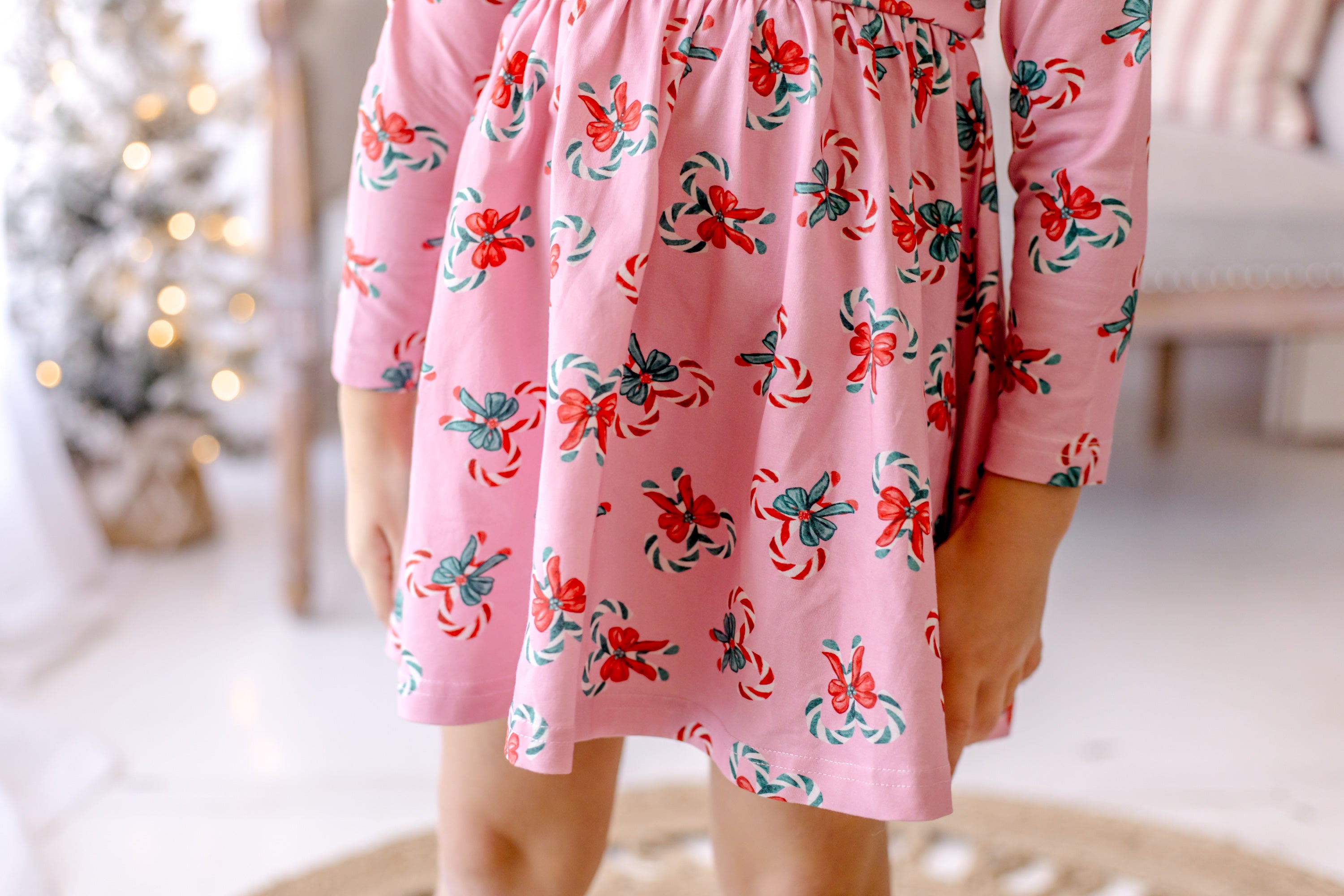 Penelope Knit Dress - Pink Peppermint Charm (PRE-ORDER)