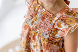 Brielle Shimmer Dress - Retro Blooms