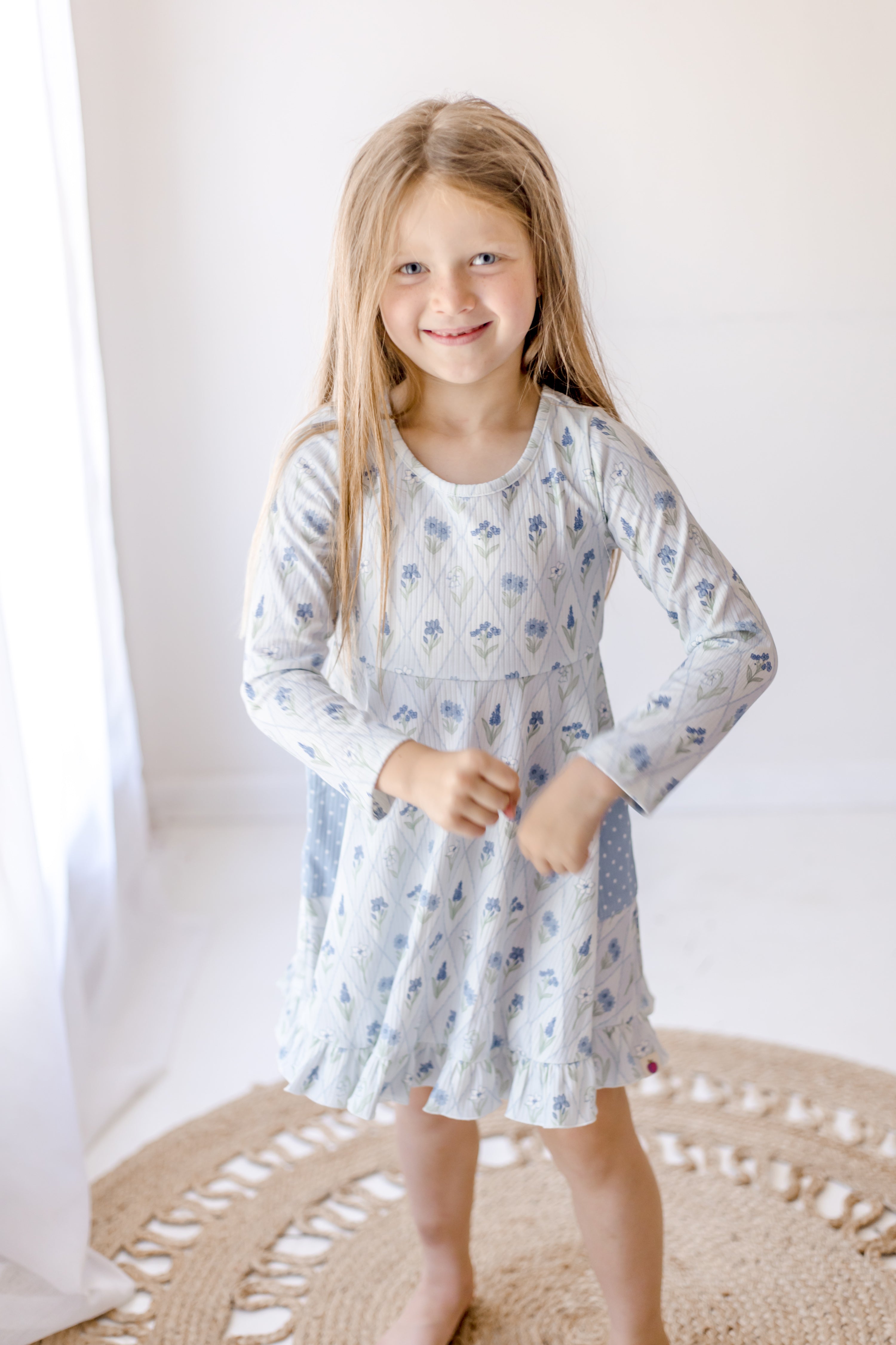 Elara Ribbed Knit Dress - Skyloom