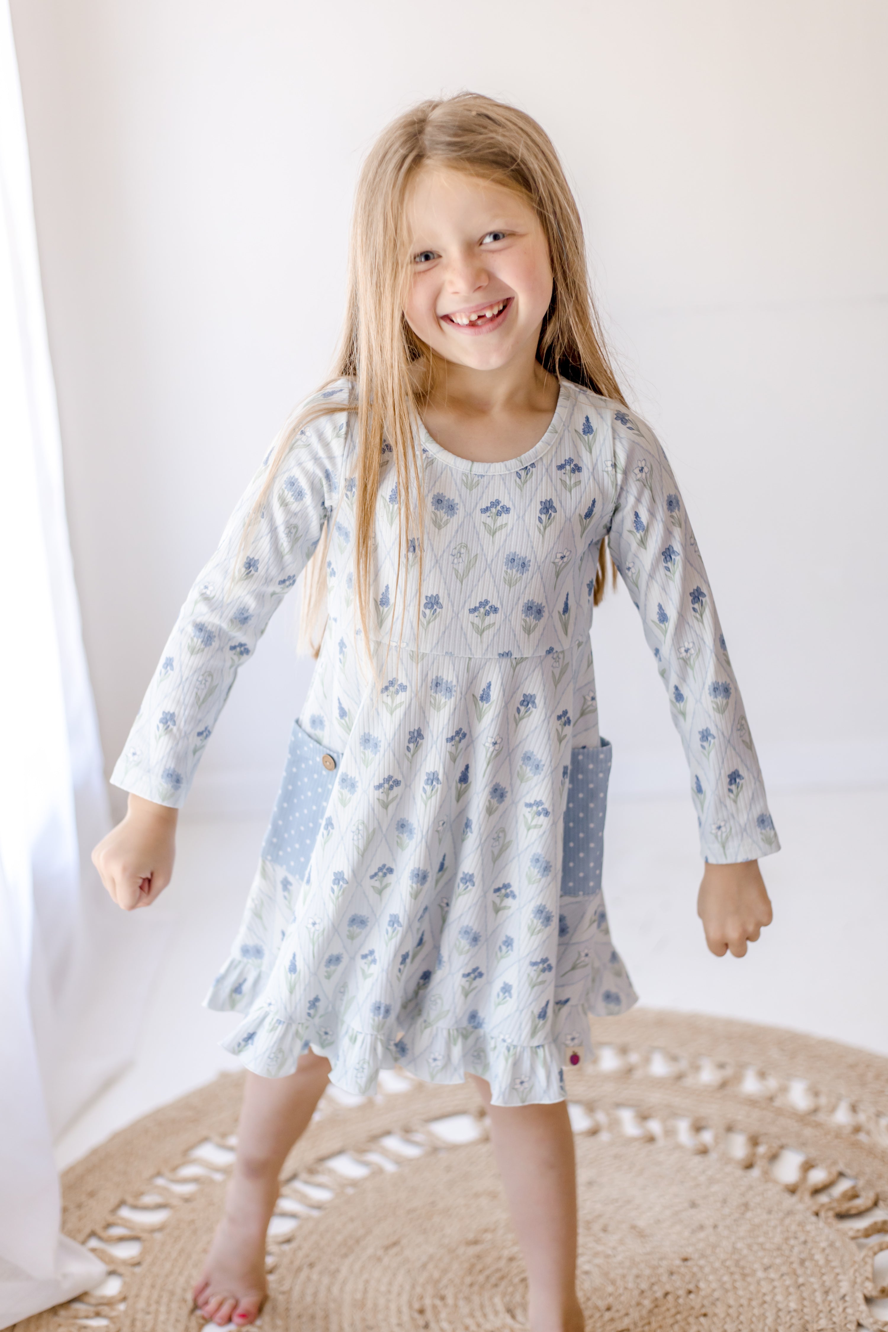 Elara Ribbed Knit Dress - Skyloom