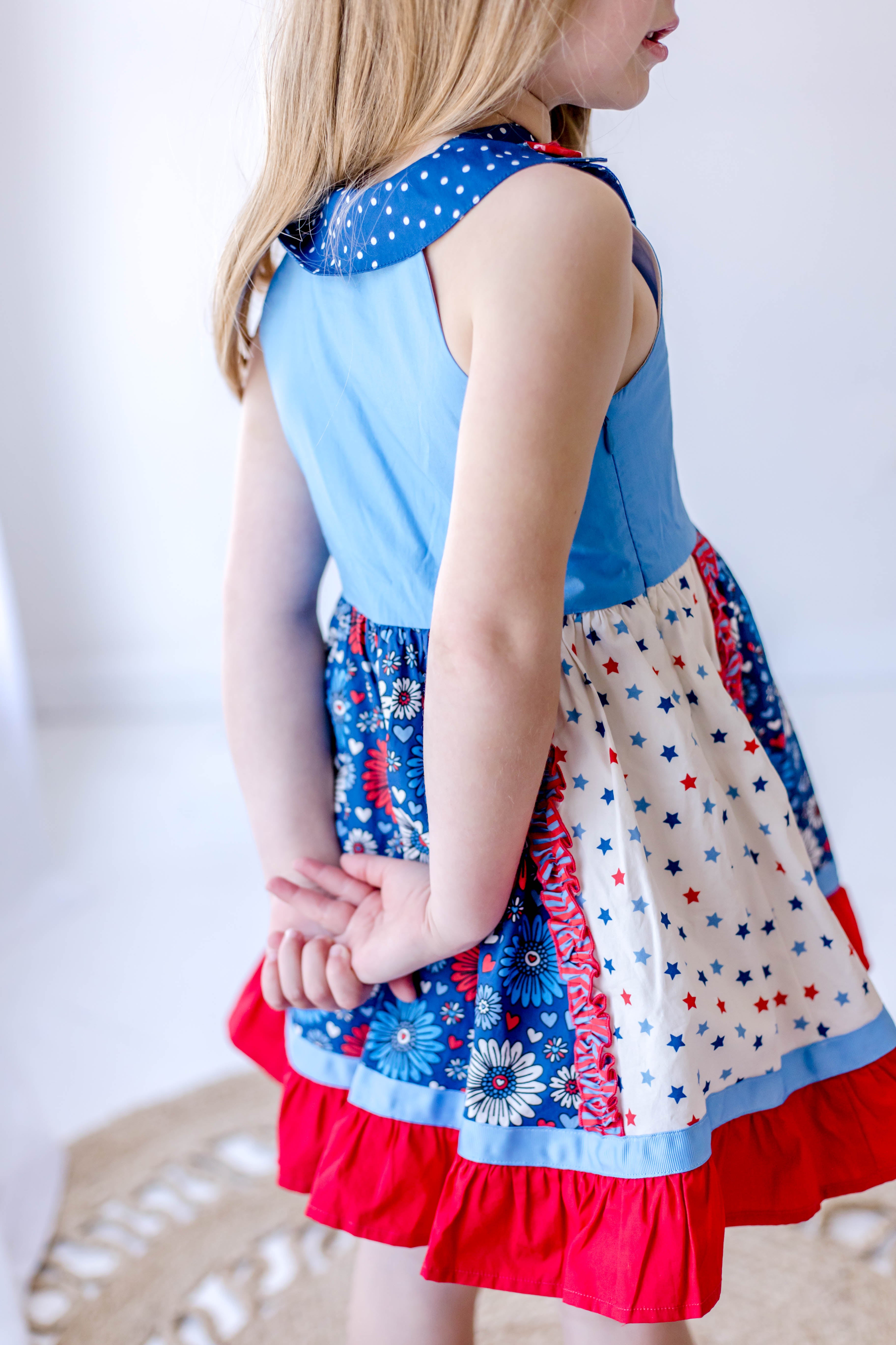 Elara Dress - Star Spangled Bloom (Pre-Order)