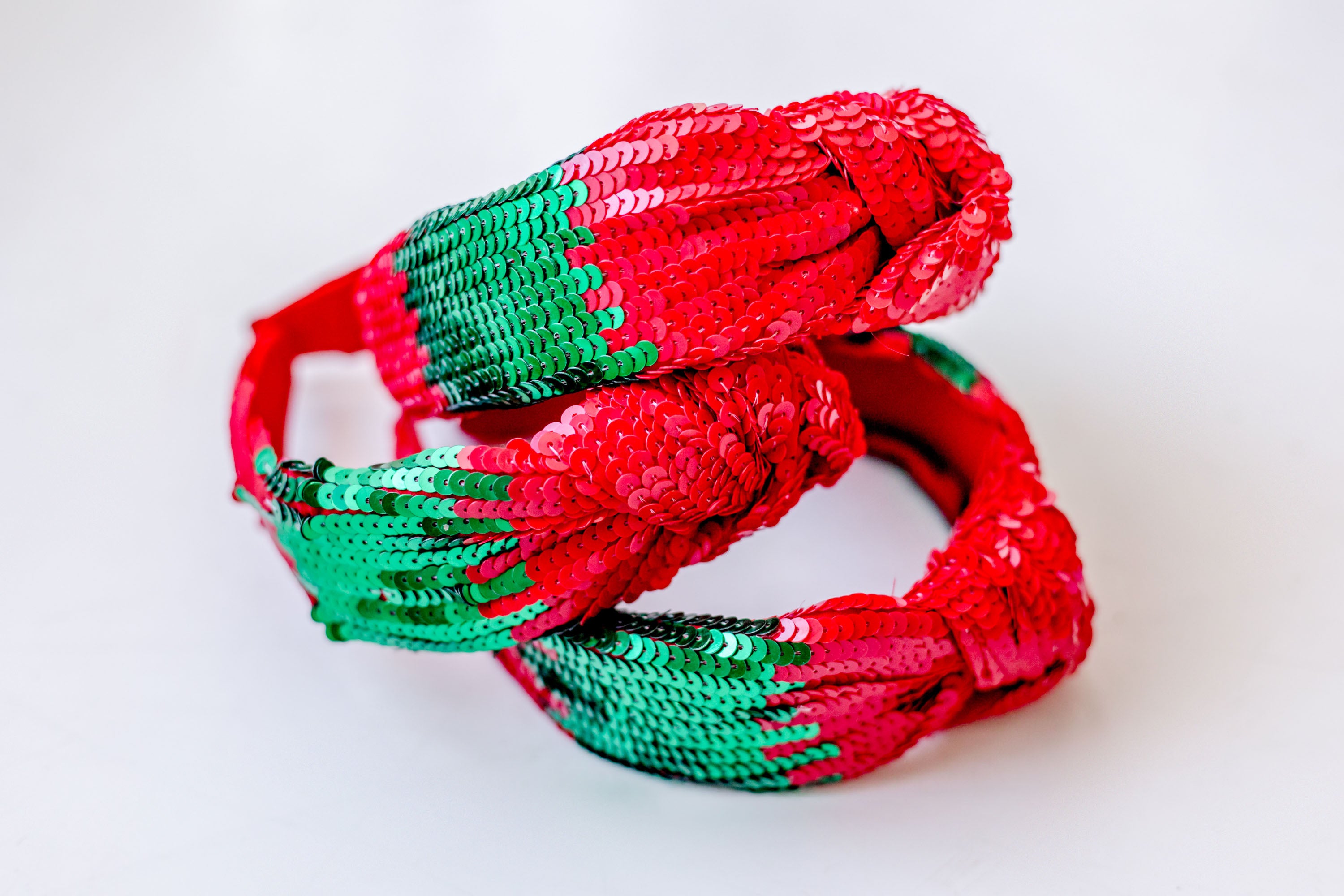 Beaded Headband - Sequin Sleigh