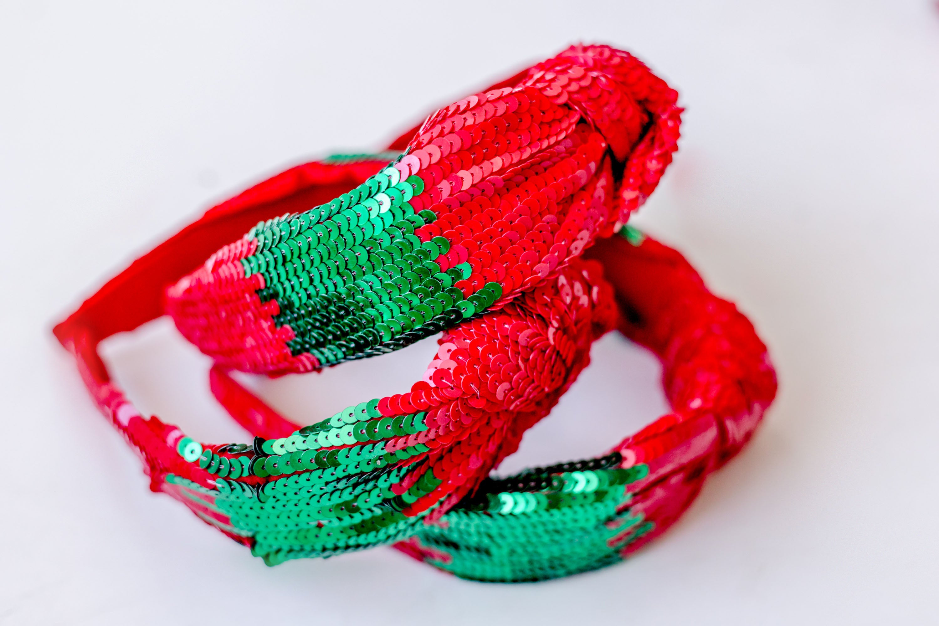 Beaded Headband - Sequin Sleigh