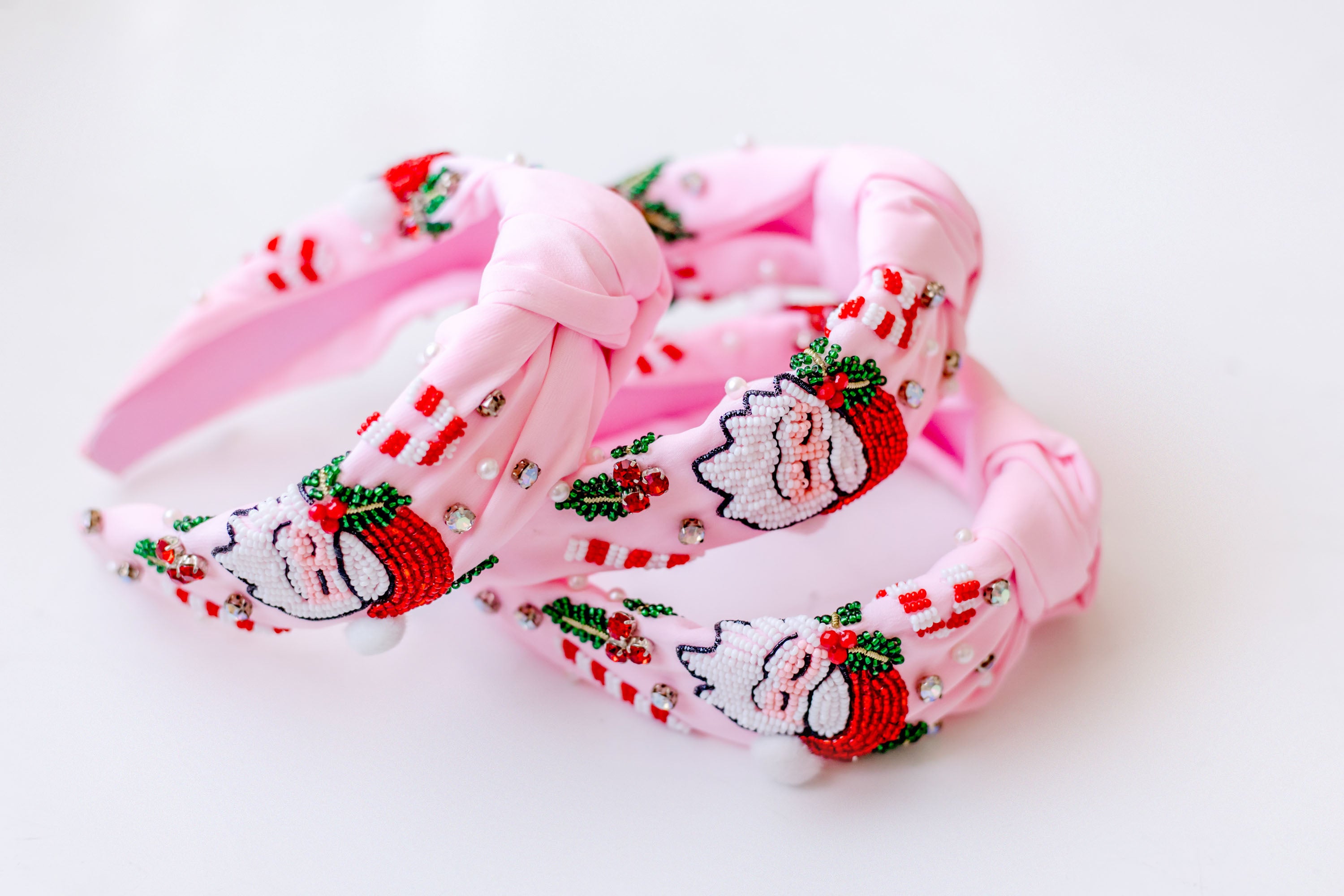 Beaded Headband - Santa Baby