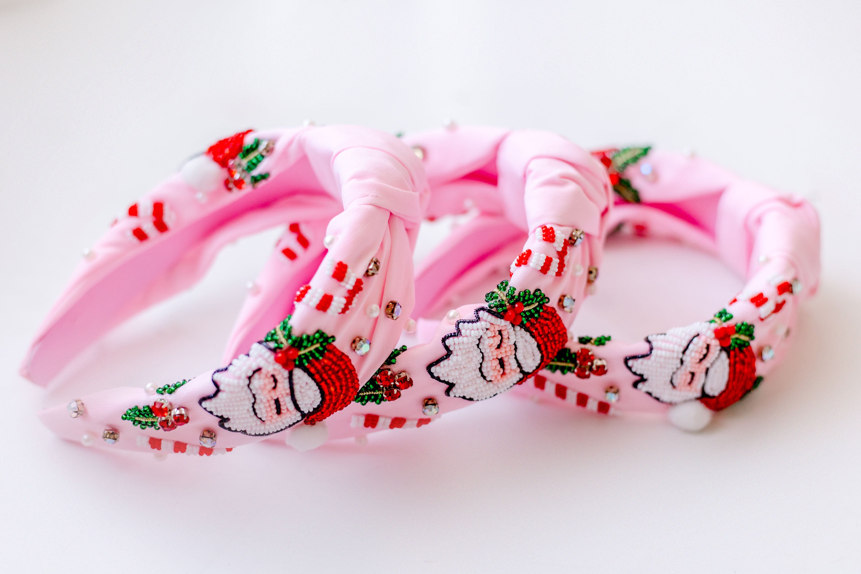 Beaded Headband - Santa Baby