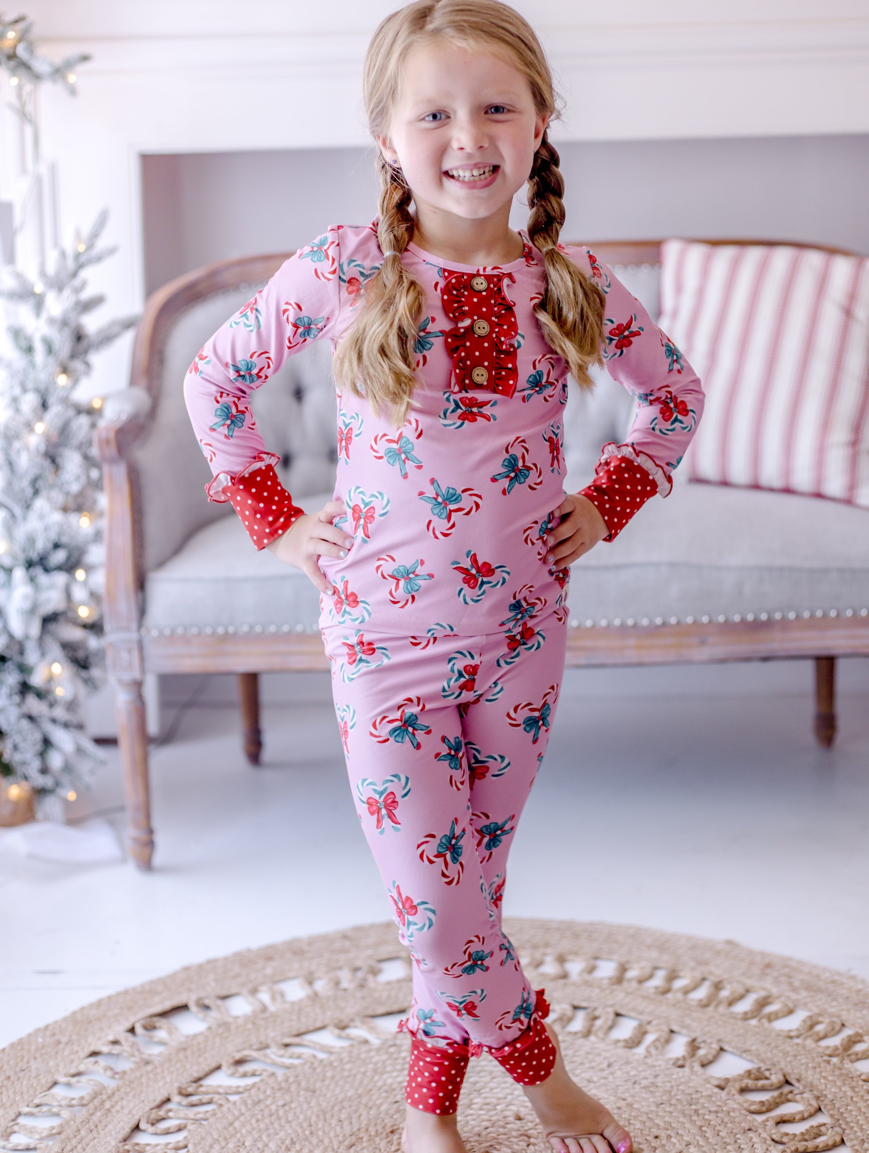 Loungewear Set -Pink Peppermint Charm (PRE-ORDER)