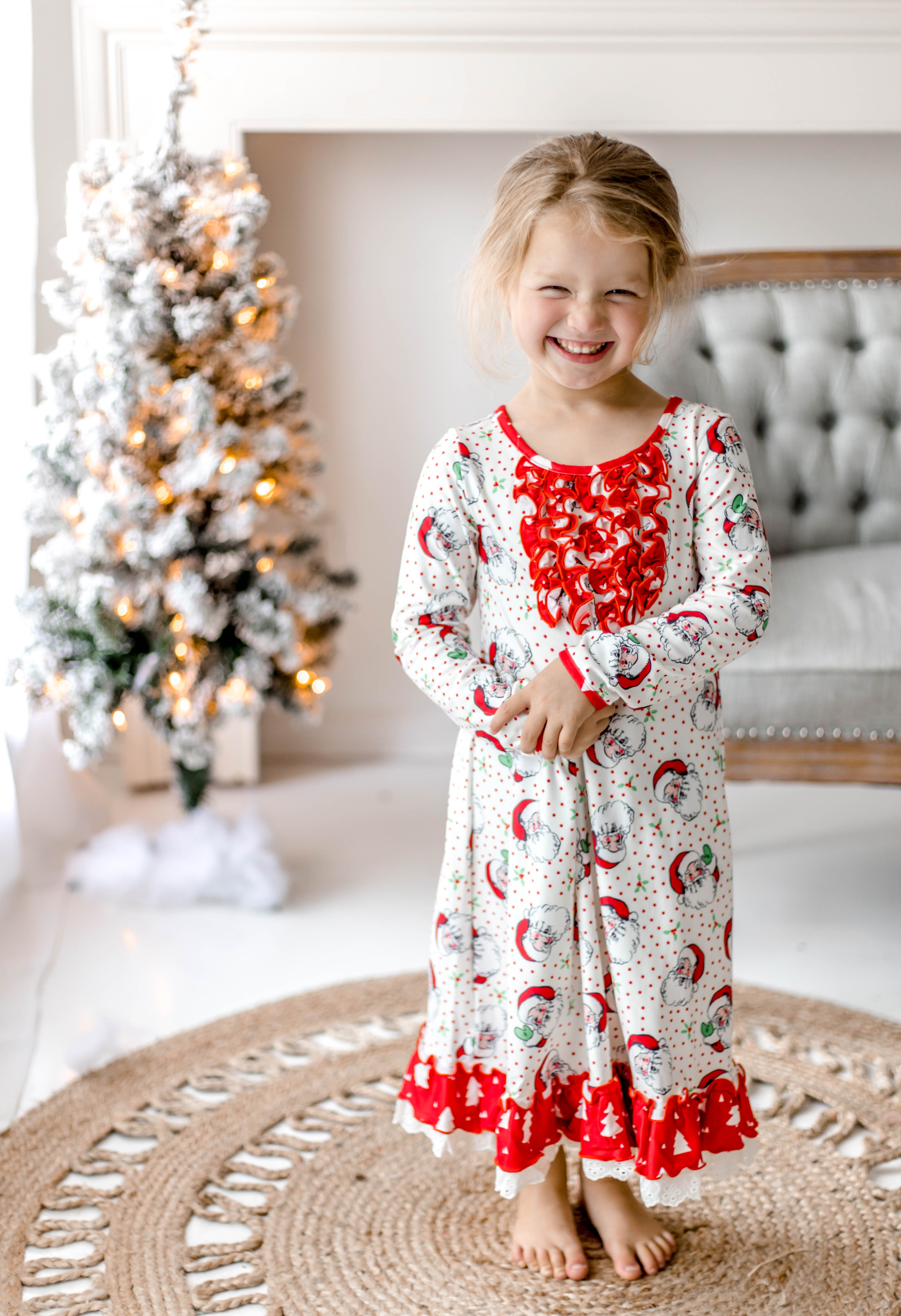 Loungewear Gown - Jolly St. Nick (PRE-ORDER)