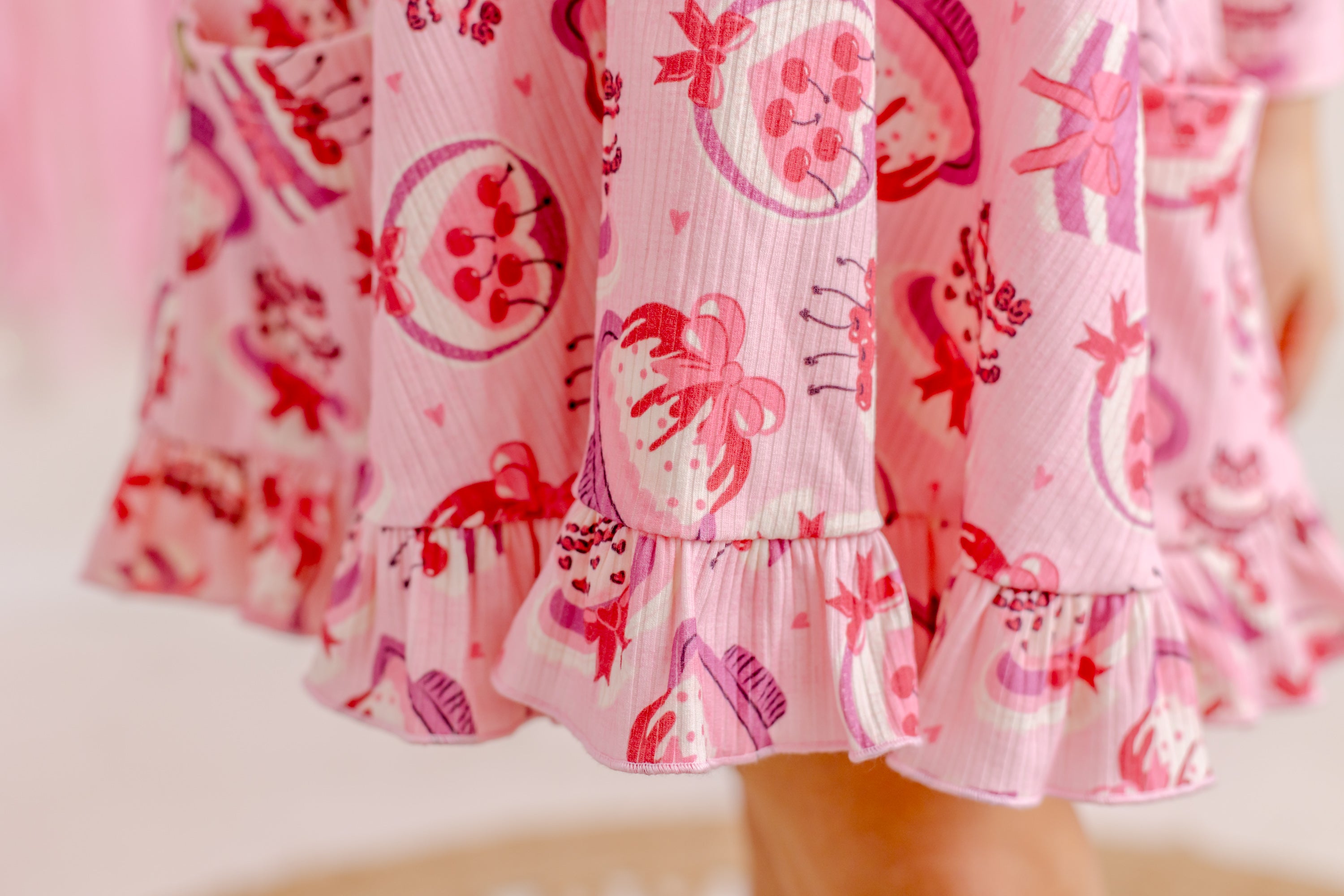 Elara Ribbed Knit Dress - Cherry On Top