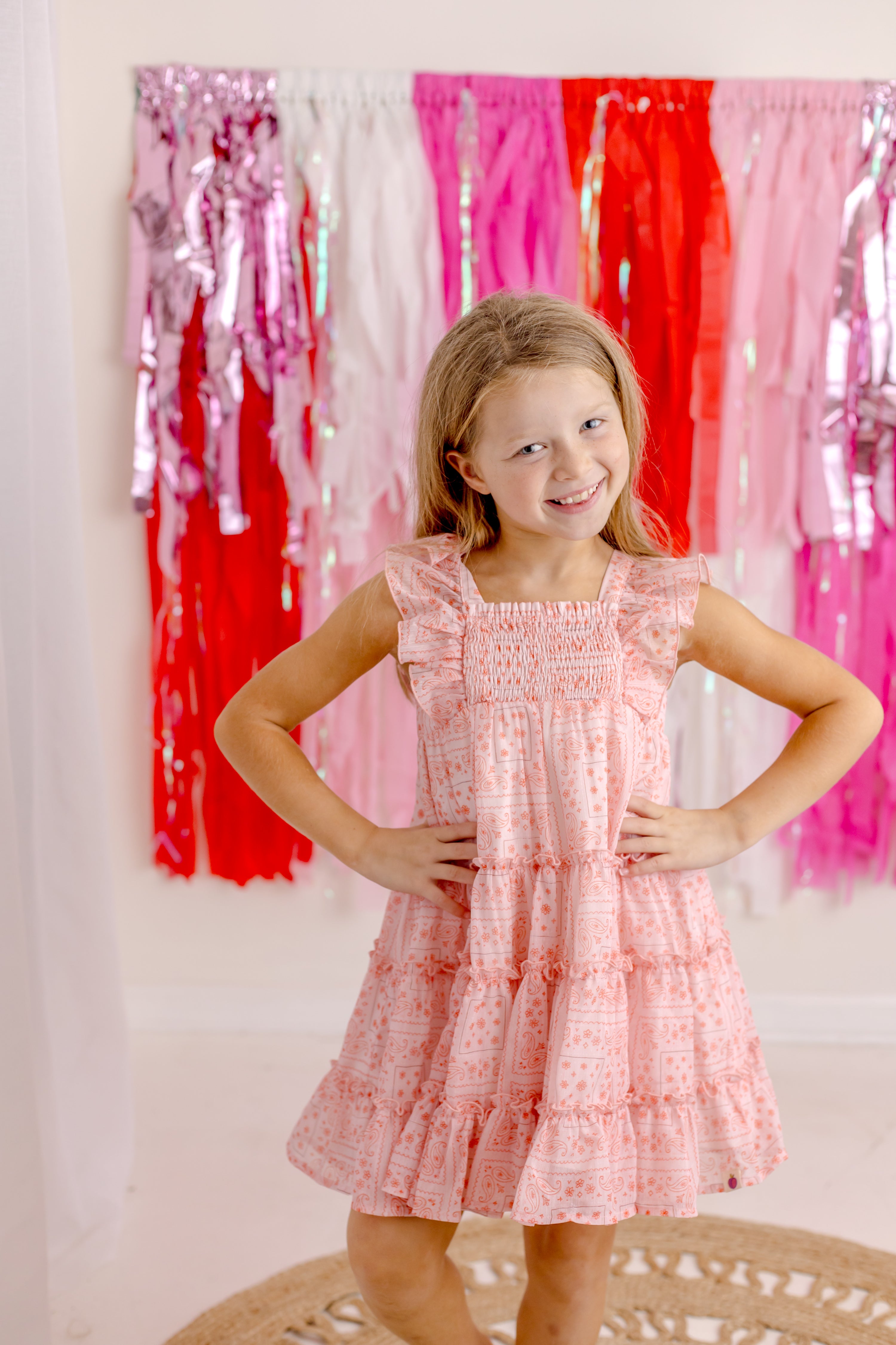 Brielle Shimmer Dress - Bandana Belle