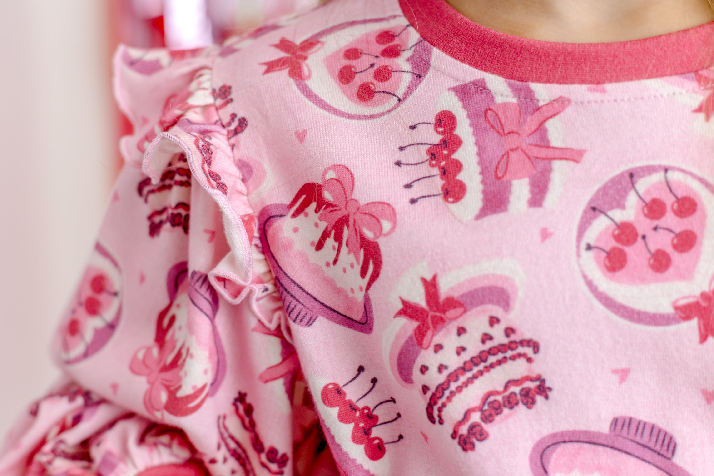 Opal Puff Sleeve Sweater - Cherry On Top