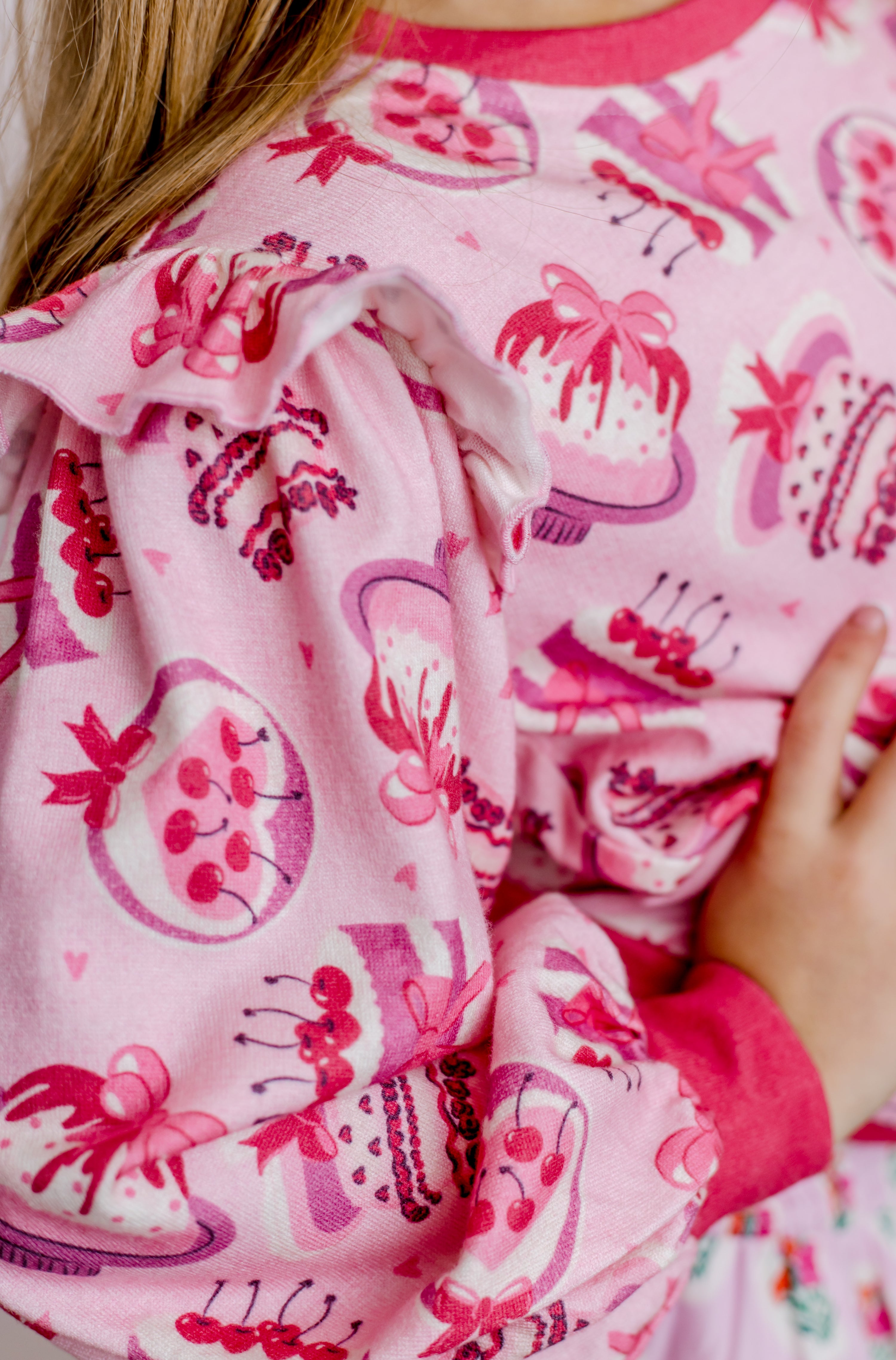 Opal Puff Sleeve Sweater - Cherry On Top