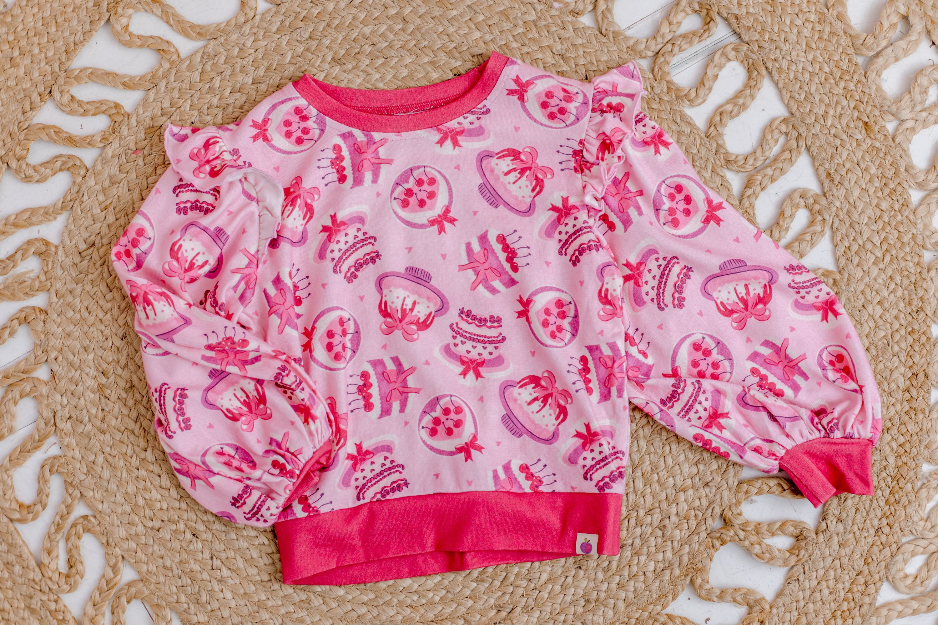 Opal Puff Sleeve Sweater - Cherry On Top