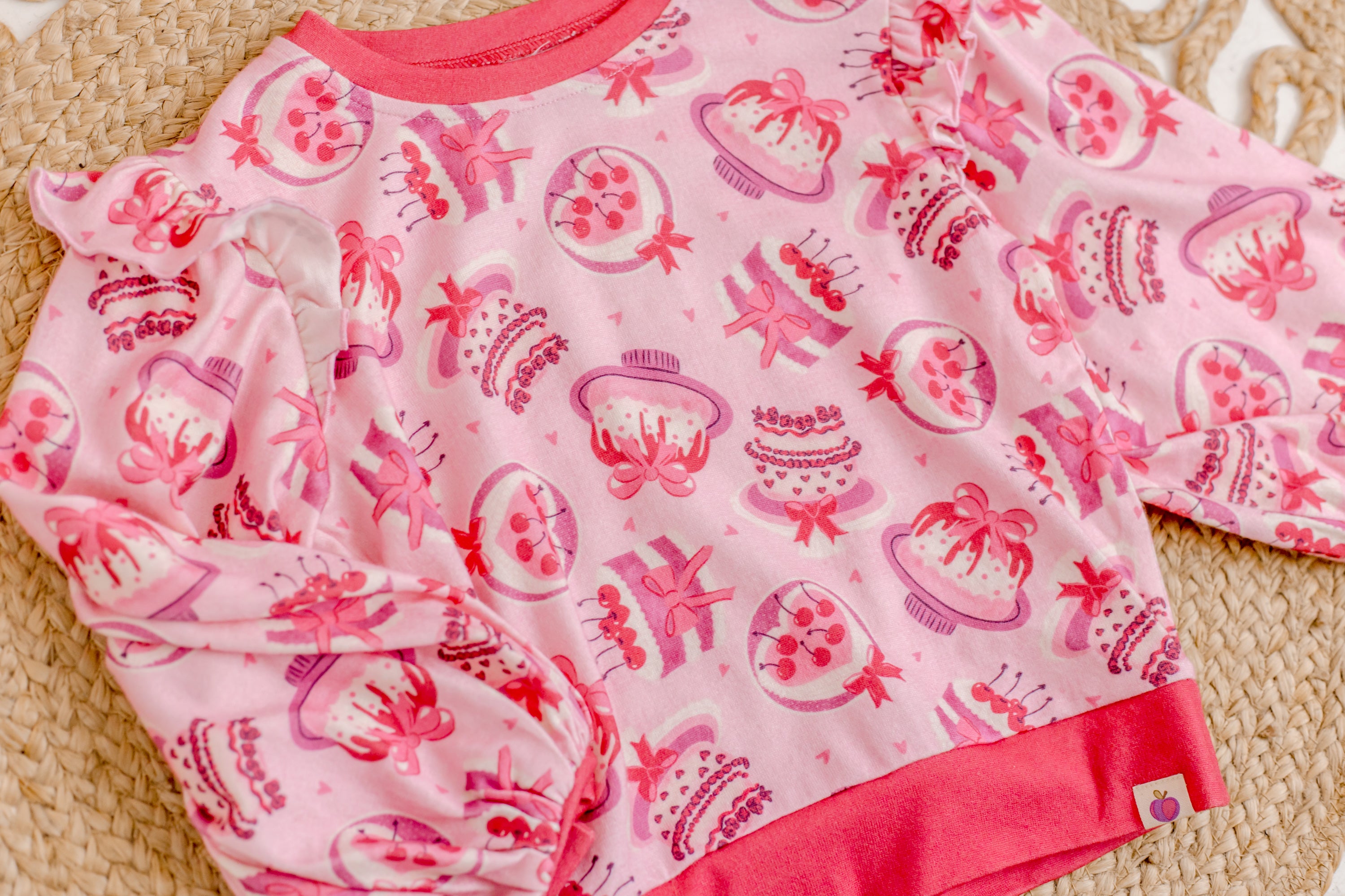 Opal Puff Sleeve Sweater - Cherry On Top