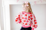 Opal Puff Sleeve Sweater - Lollipop Love