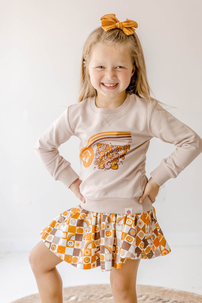 Harper Skort - Pumpkin Spice & Everything Nice