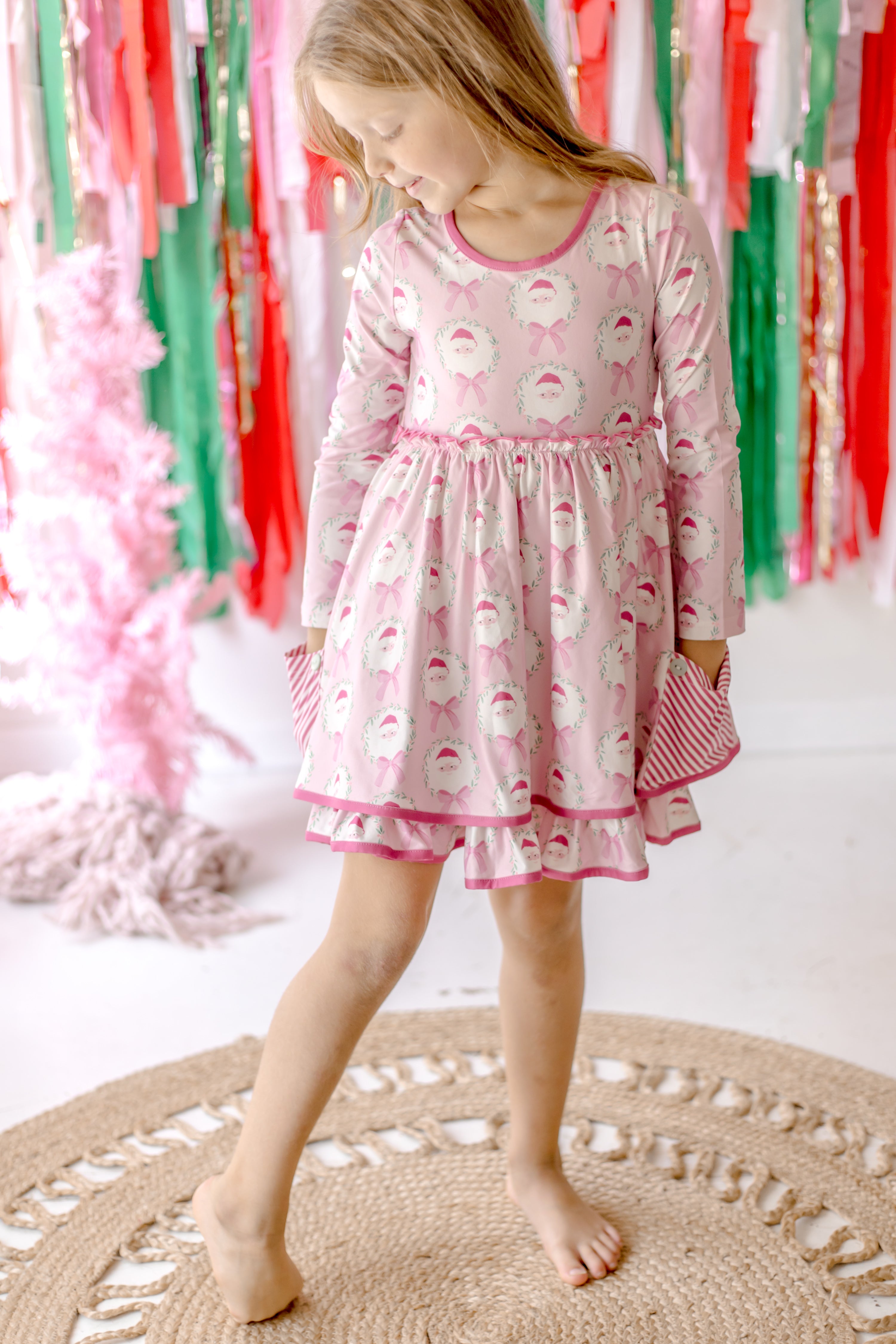 Myra Knit Dress - Sugarplum Santa (Pre-Order)