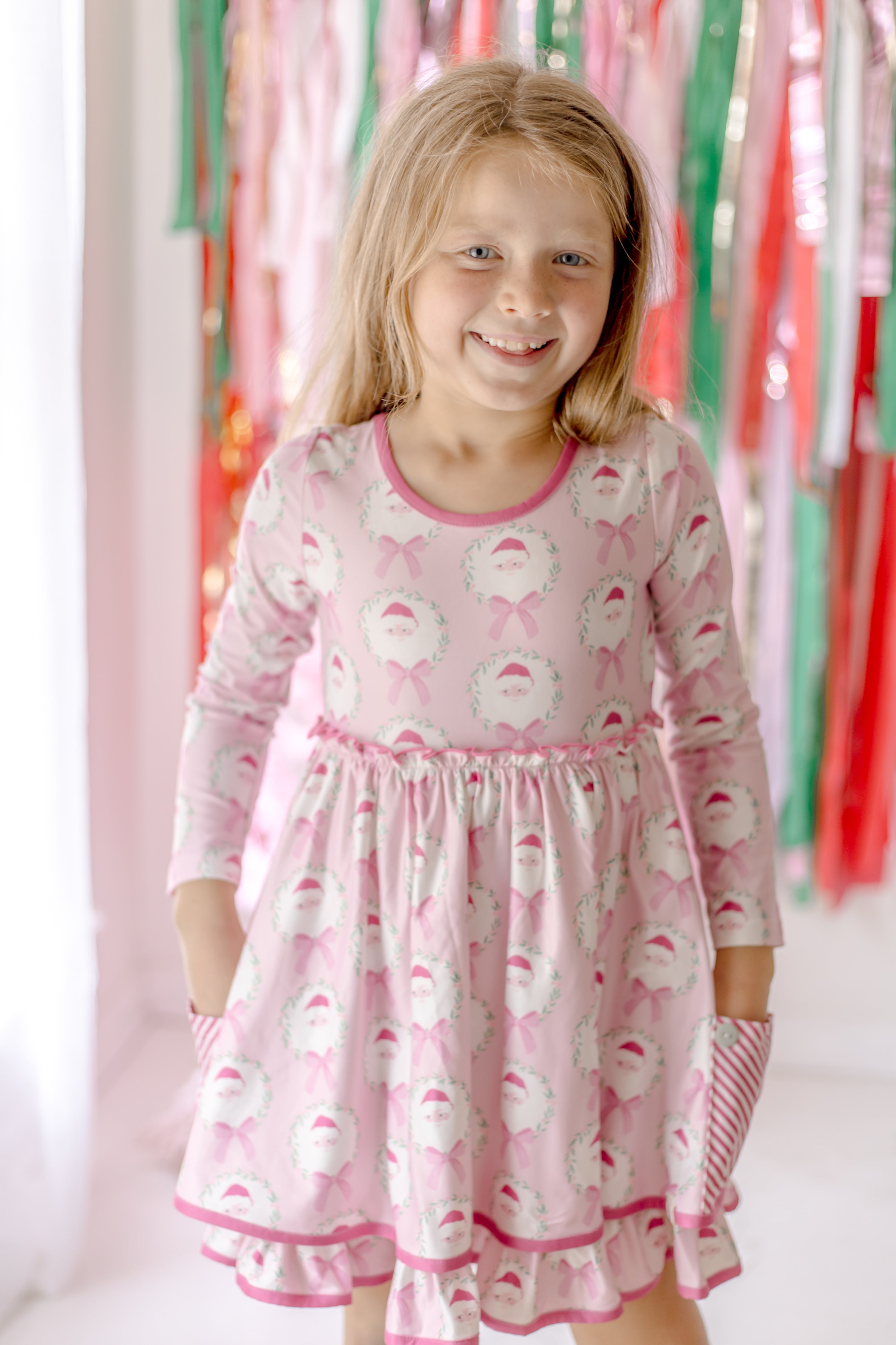 Myra Knit Dress - Sugarplum Santa (Pre-Order)
