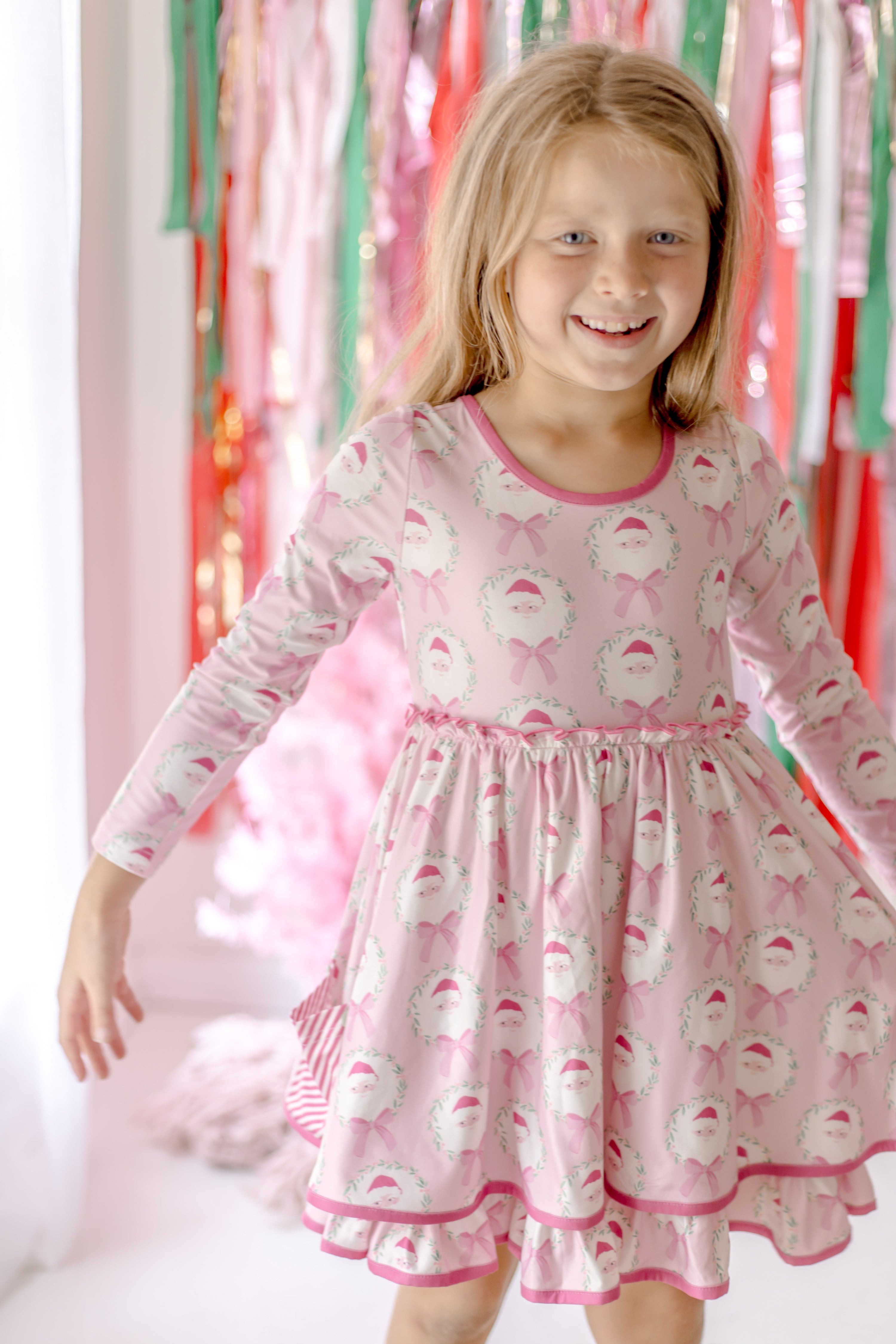 Myra Knit Dress - Sugarplum Santa (Pre-Order)