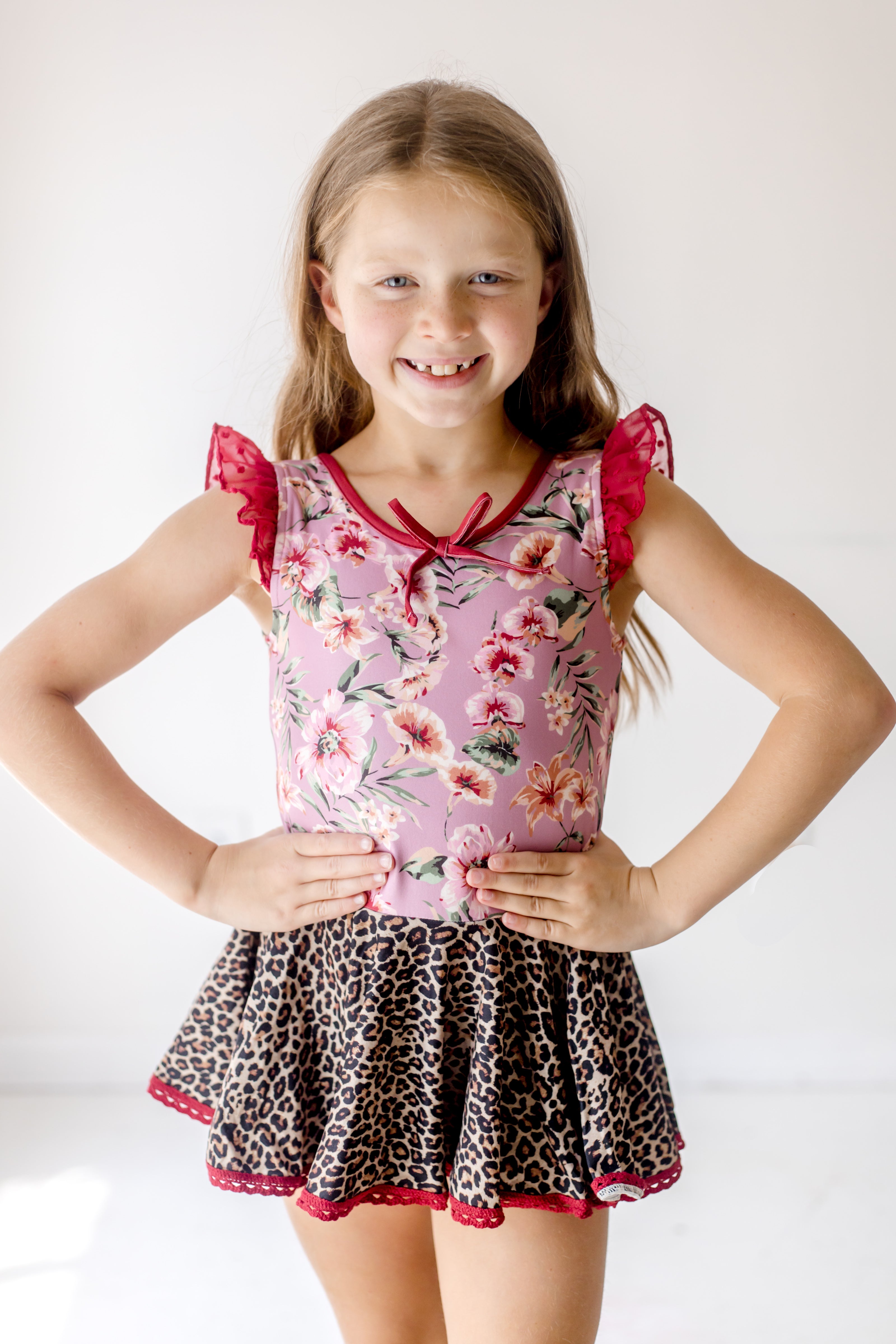 Farrah Leotard - Wild Rosette