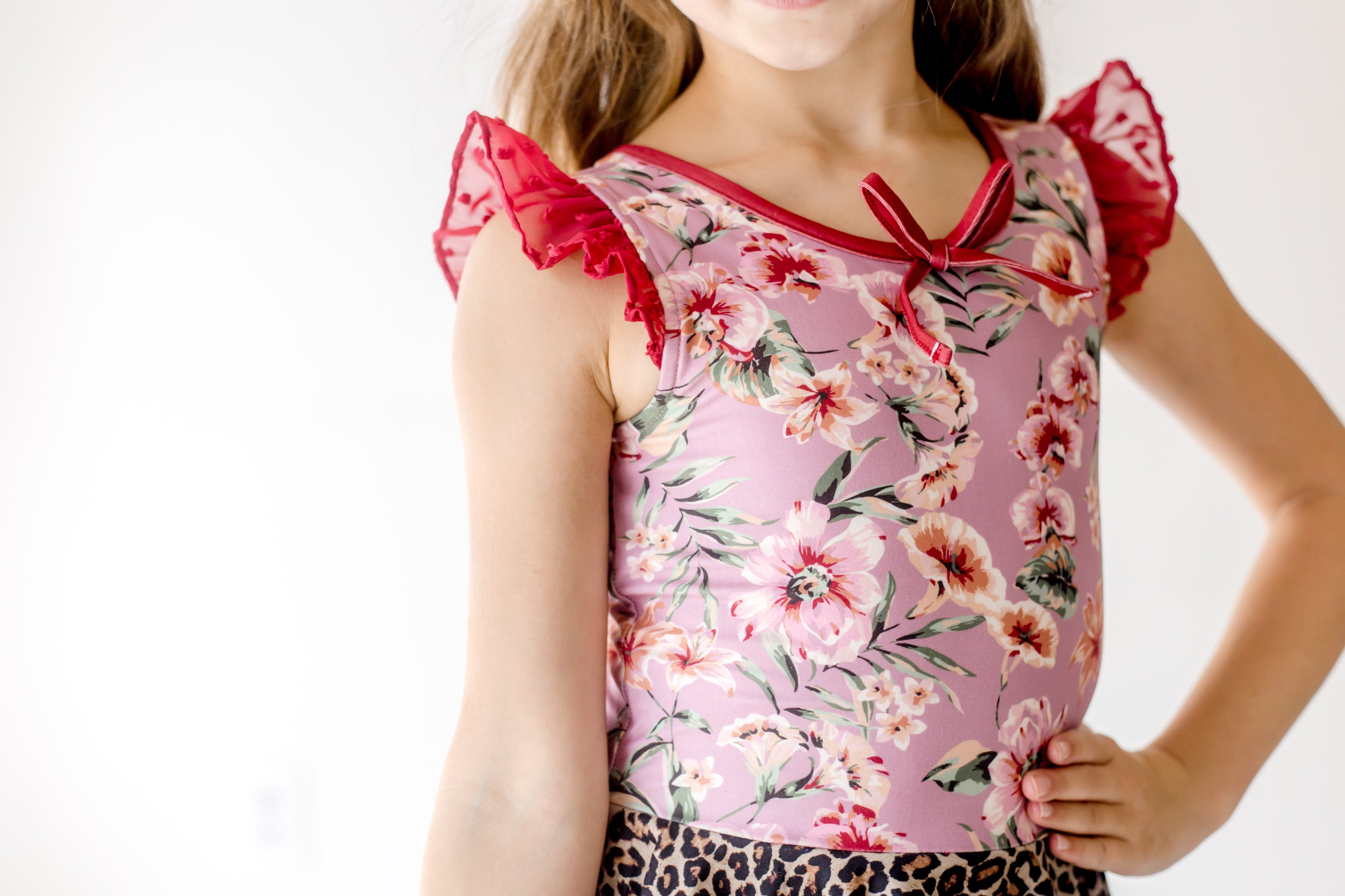 Farrah Leotard - Wild Rosette