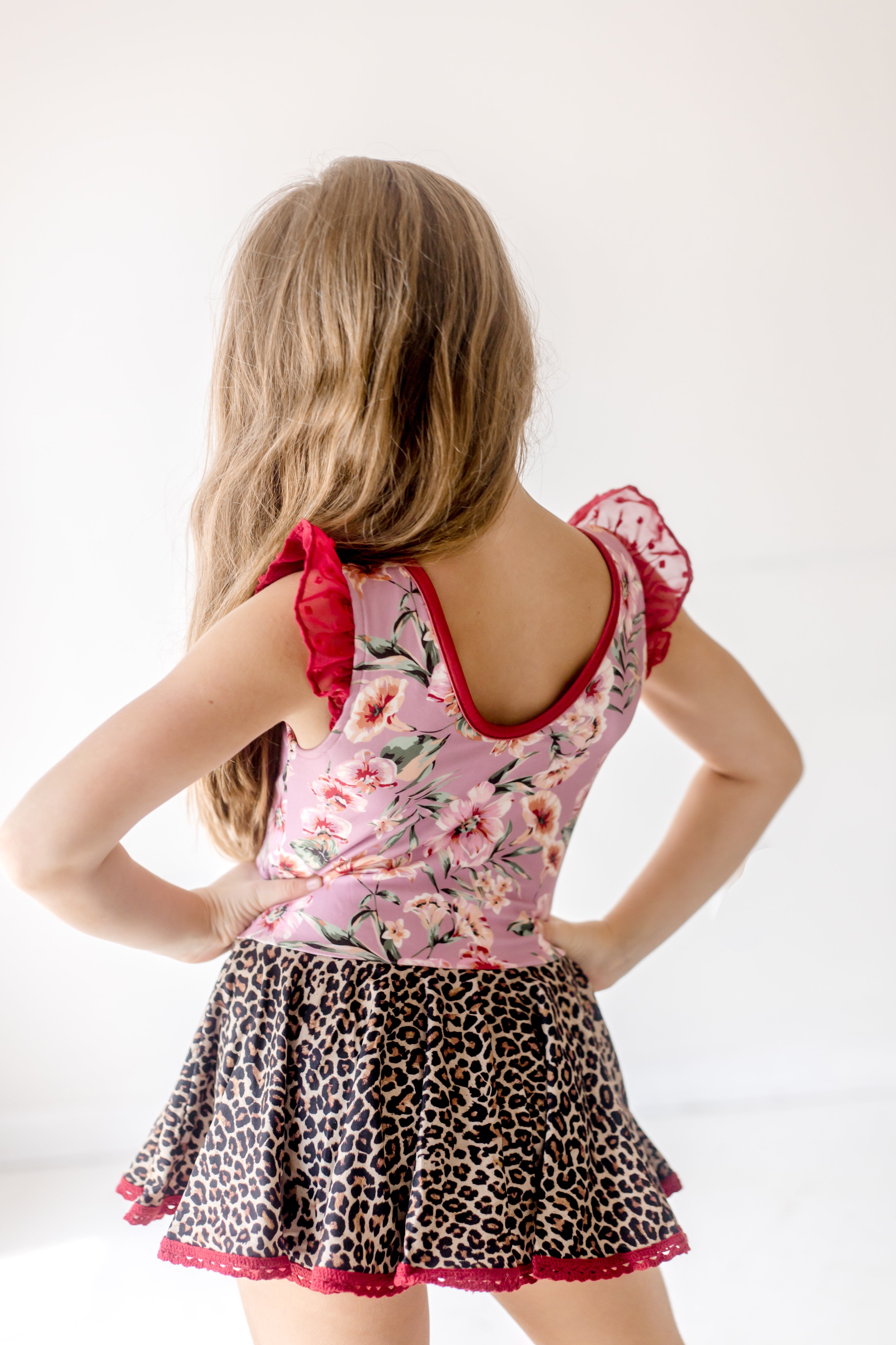 Farrah Leotard - Wild Rosette
