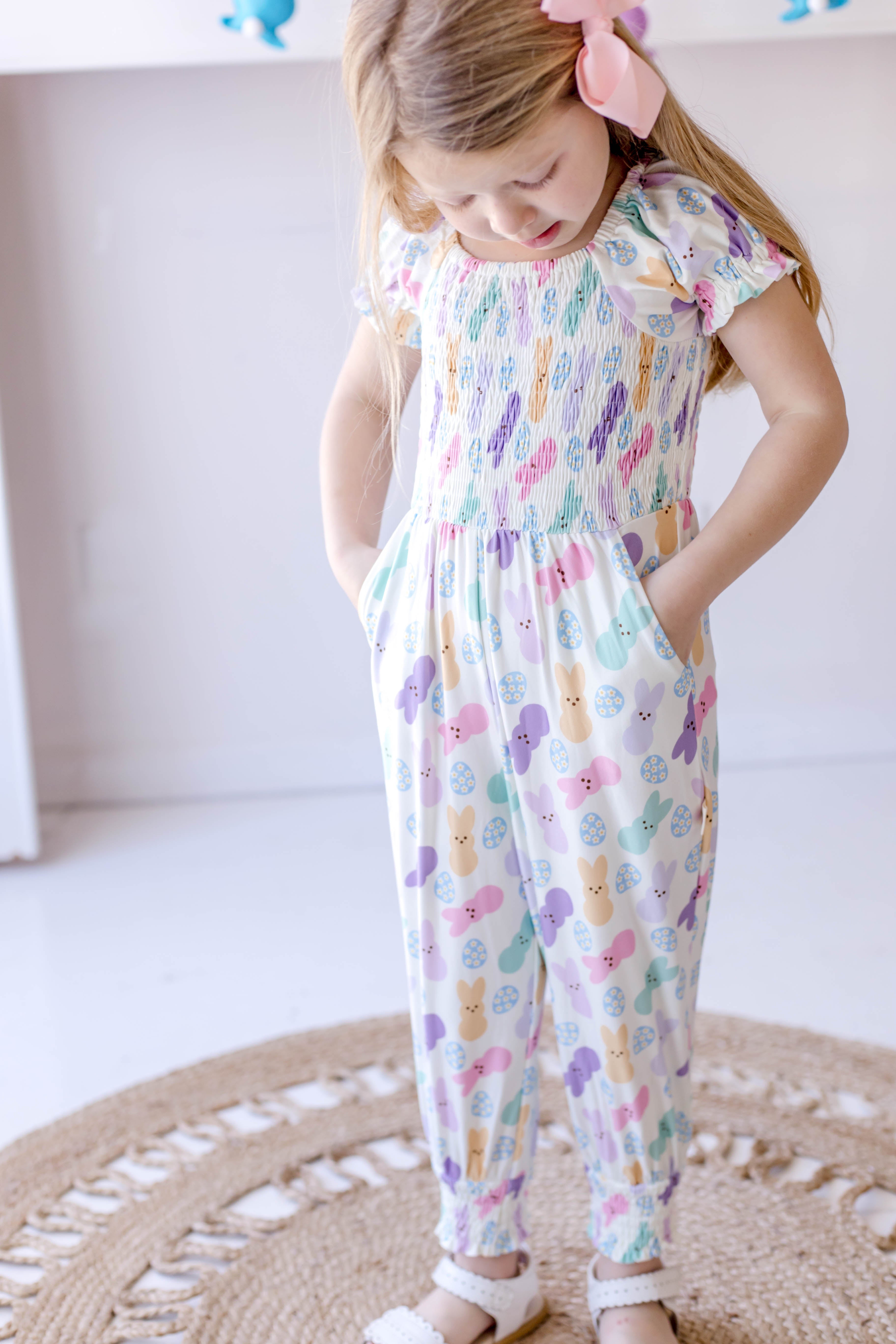 Quinn Romper - Sweet Peep