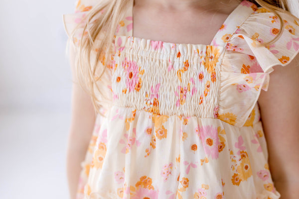Brielle Shimmer Dress - Fields Of Gold
