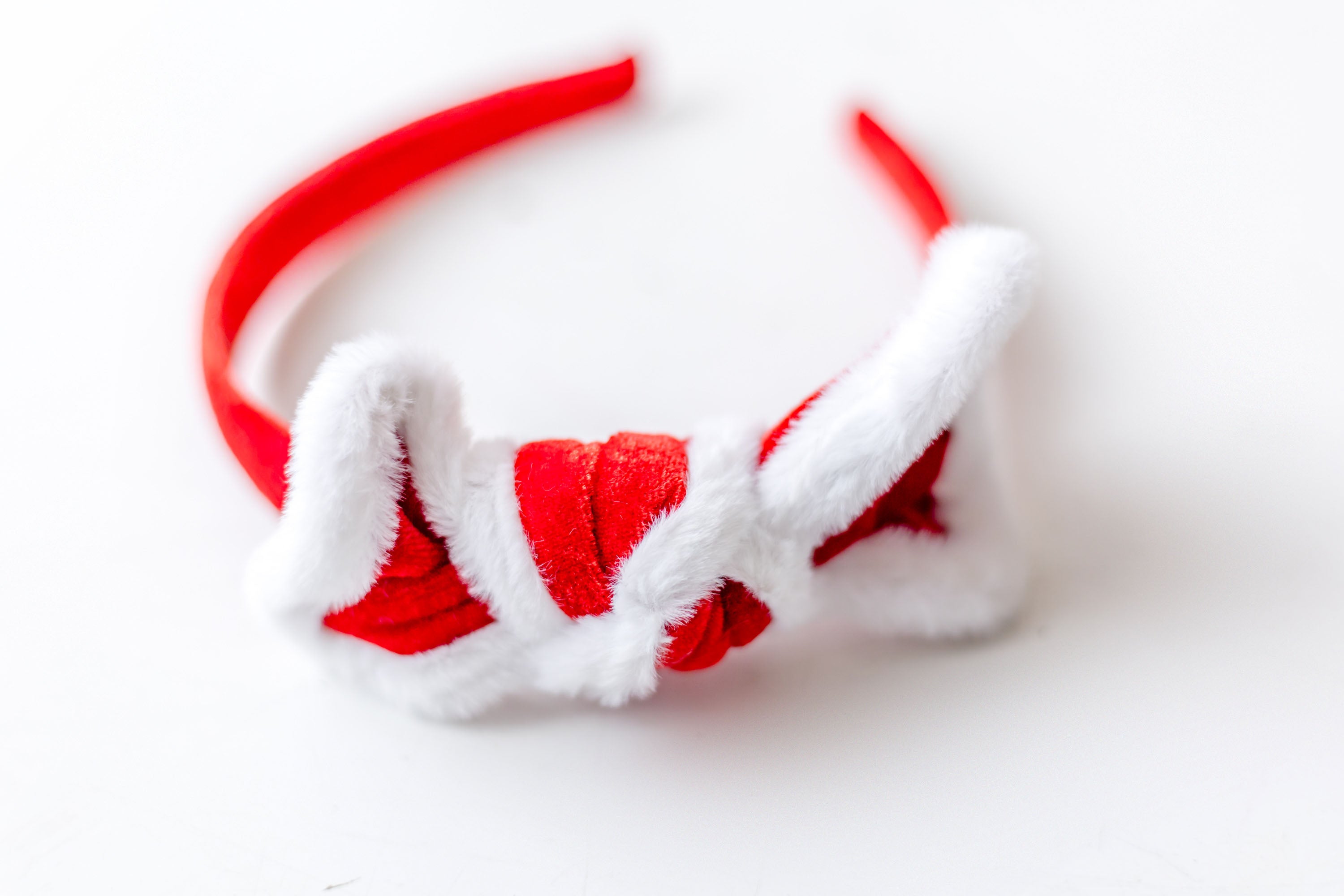 Velvet Headband - Snow Belle