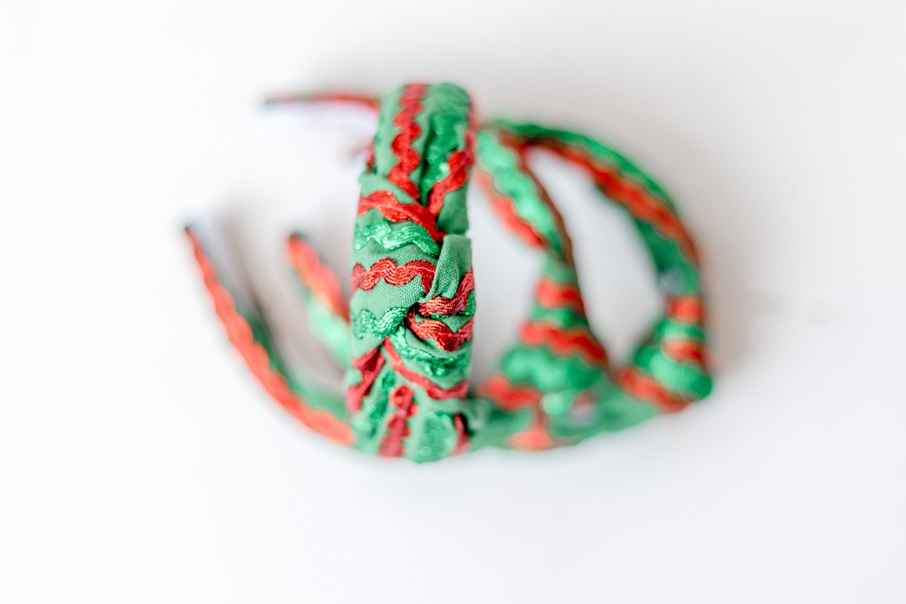 Ric Rac Headband - Holly Jolly