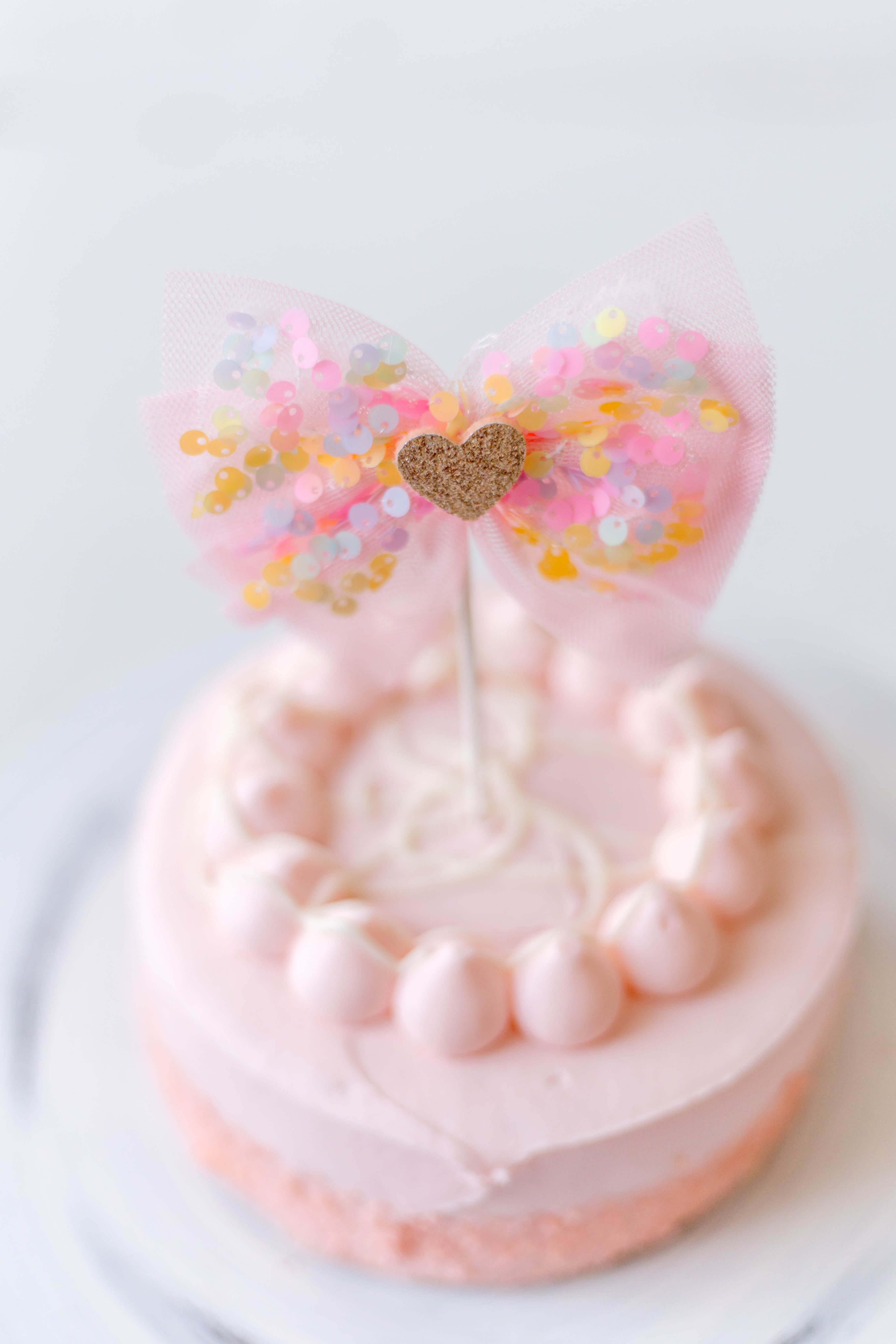 Girly Cake Topper Set