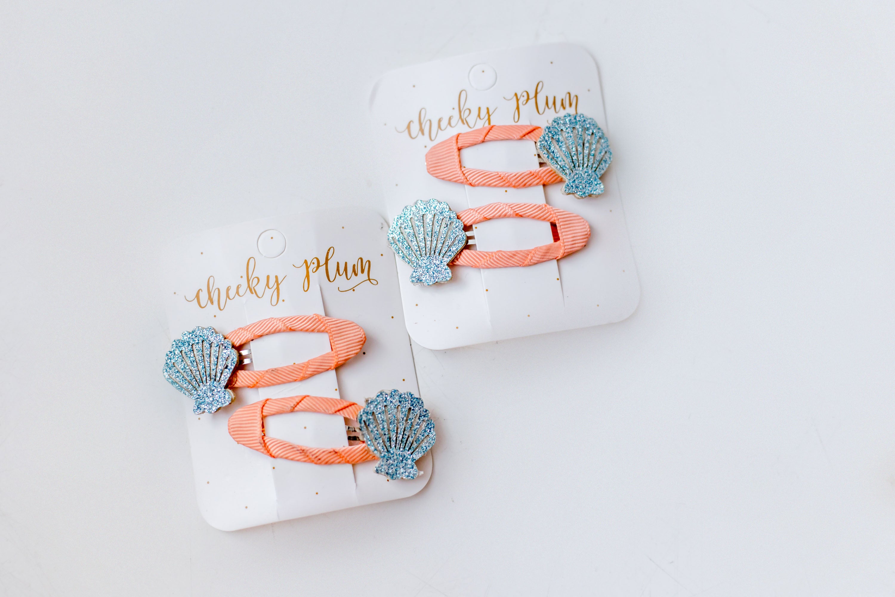 Seashell Shine Clip Set