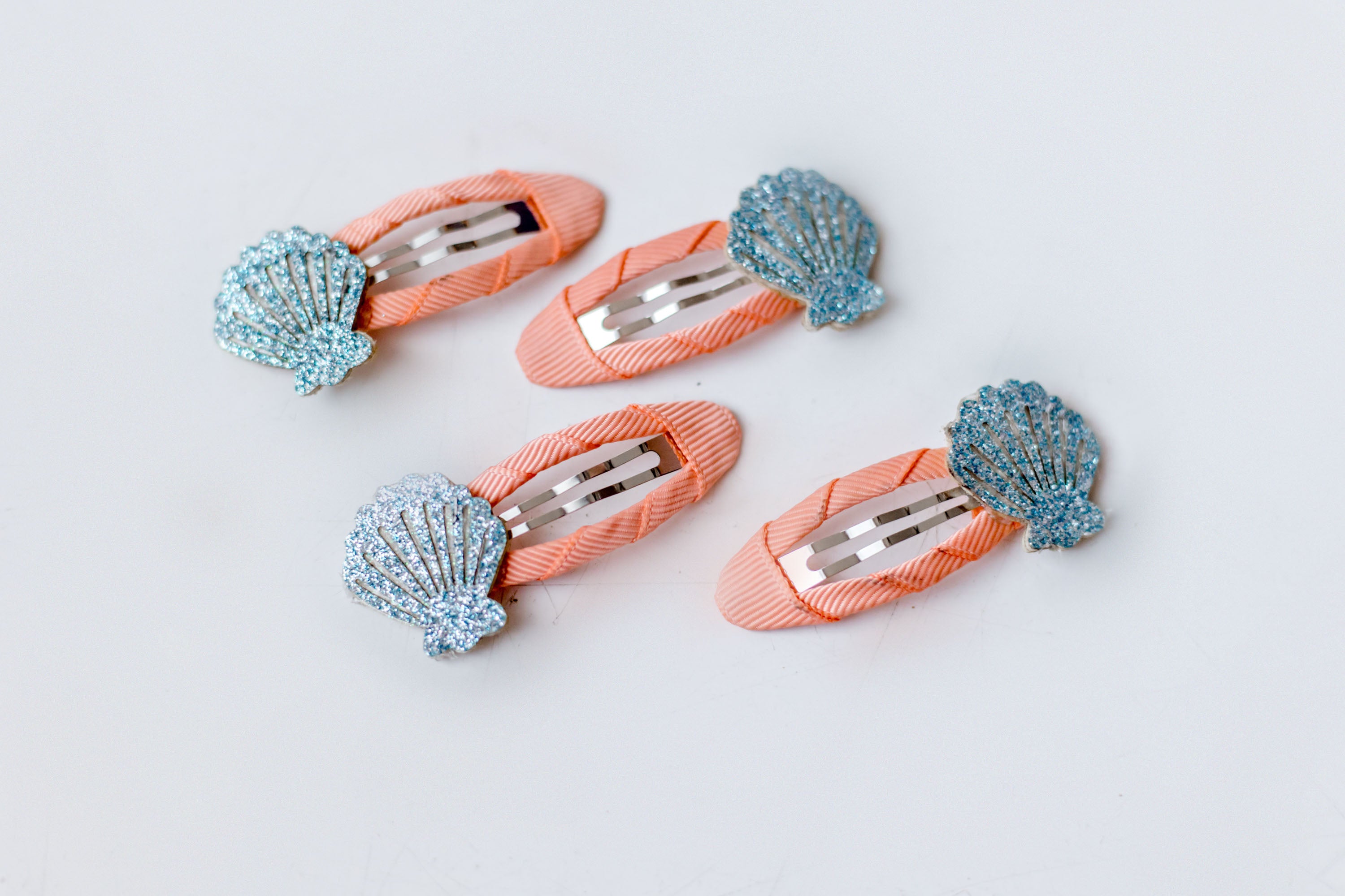 Seashell Shine Clip Set