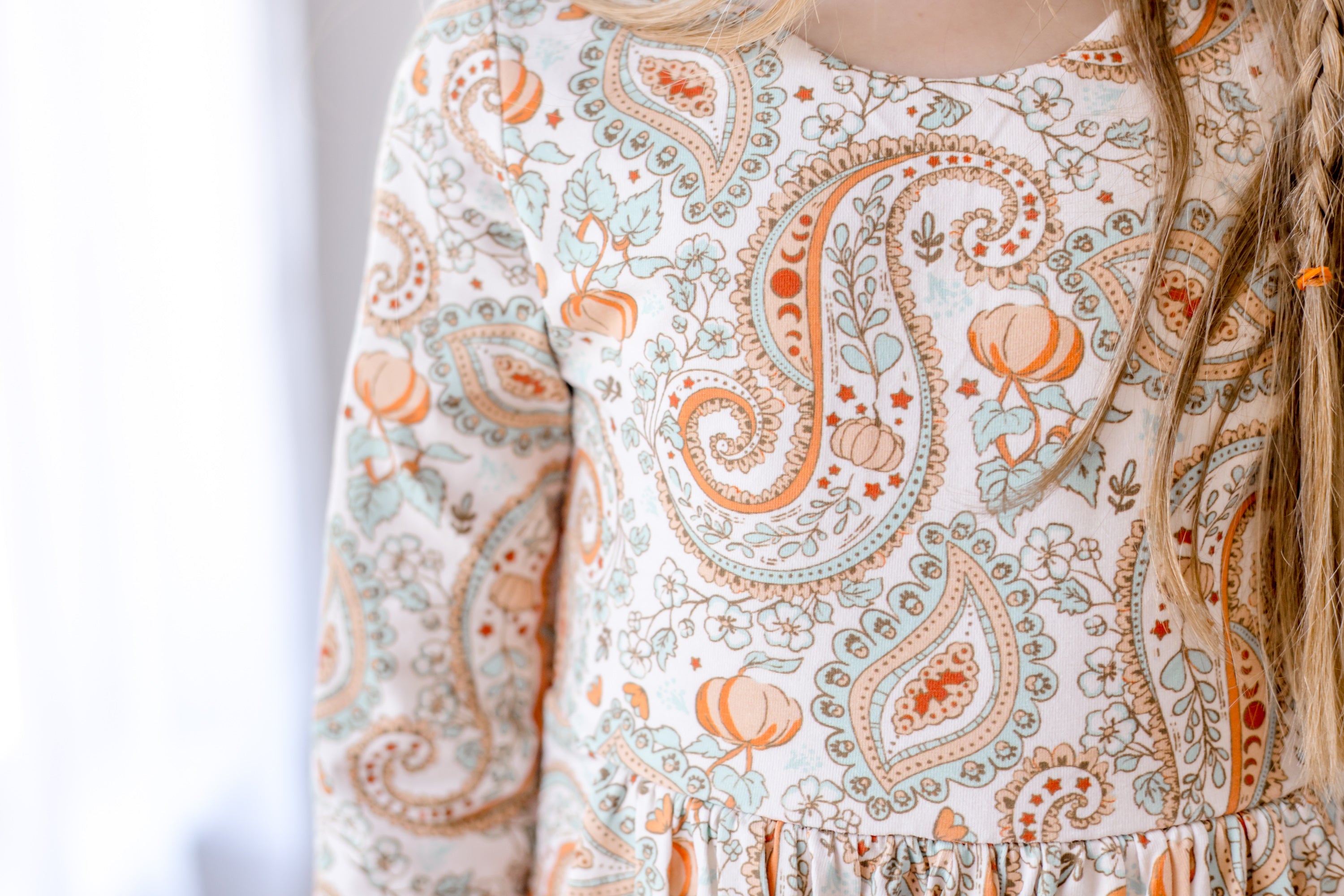 Ivy Romper - Paisley Pumpkin Delight