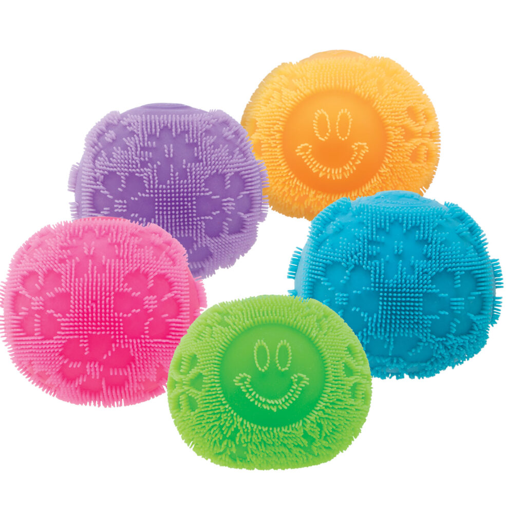 Flower Power Fuzzball Squishy