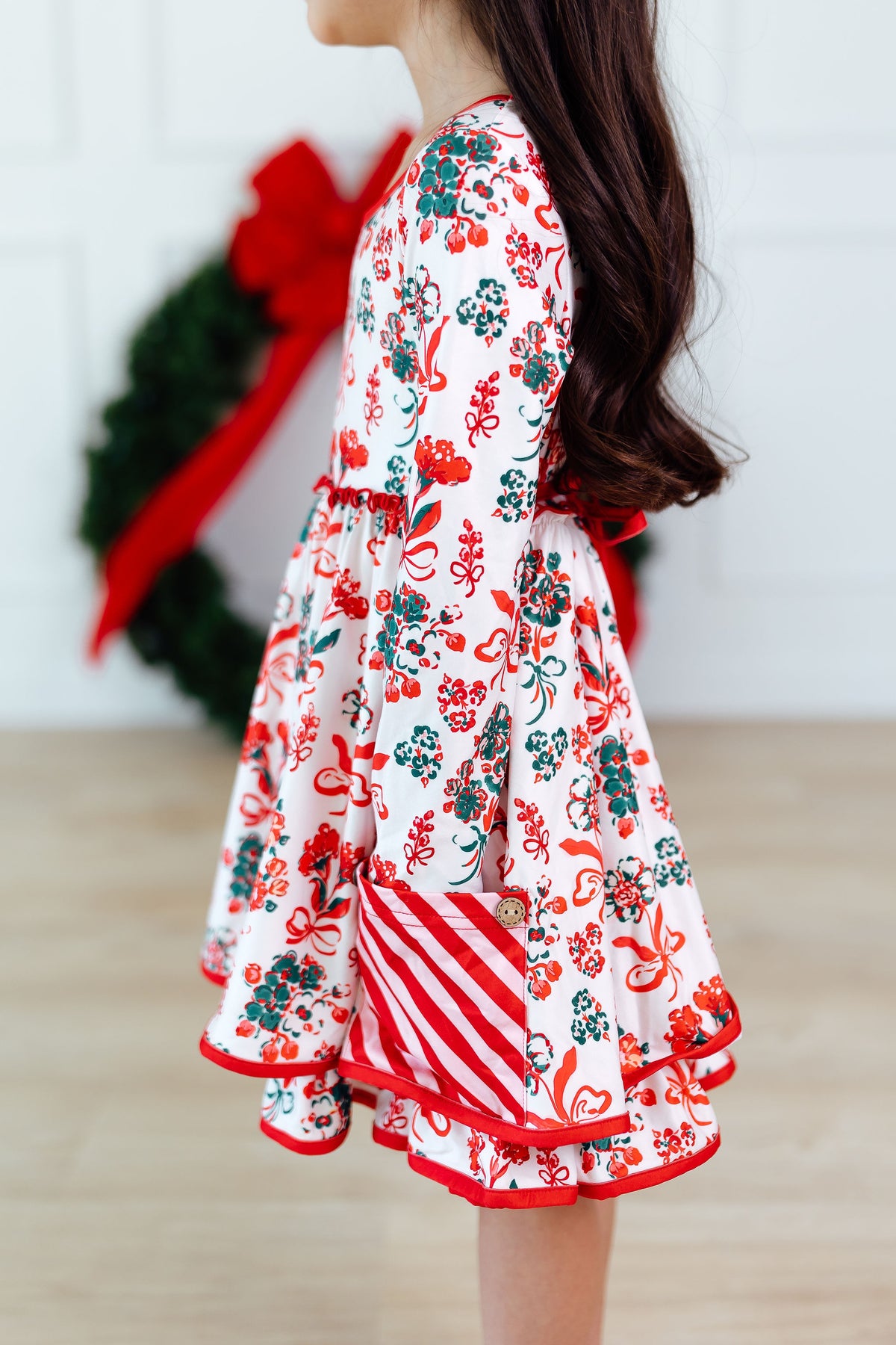 Myra Dress - Yuletide Bows (Pre-Order ships end of October)